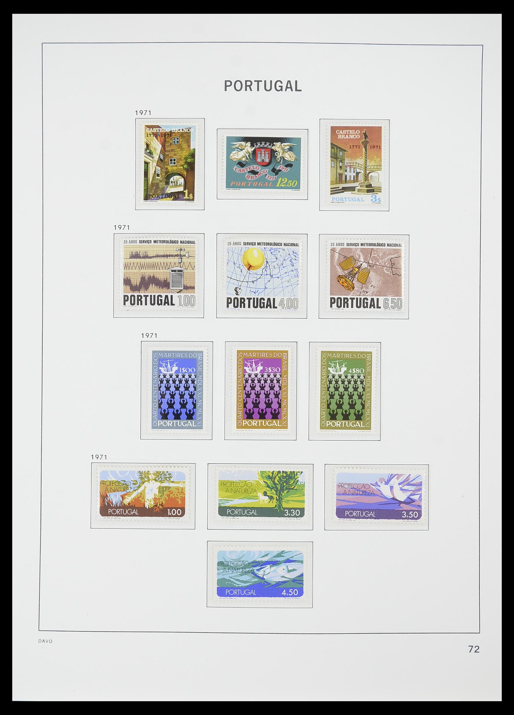 33780 043 - Postzegelverzameling 33780 Portugal 1945-2010.
