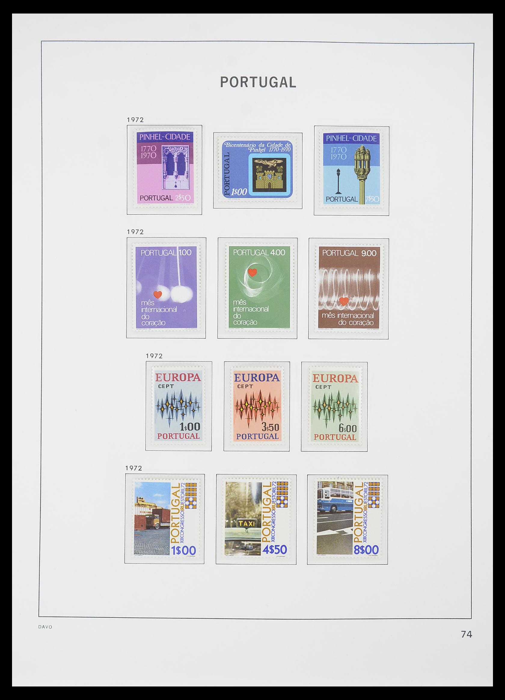 33780 045 - Postzegelverzameling 33780 Portugal 1945-2010.