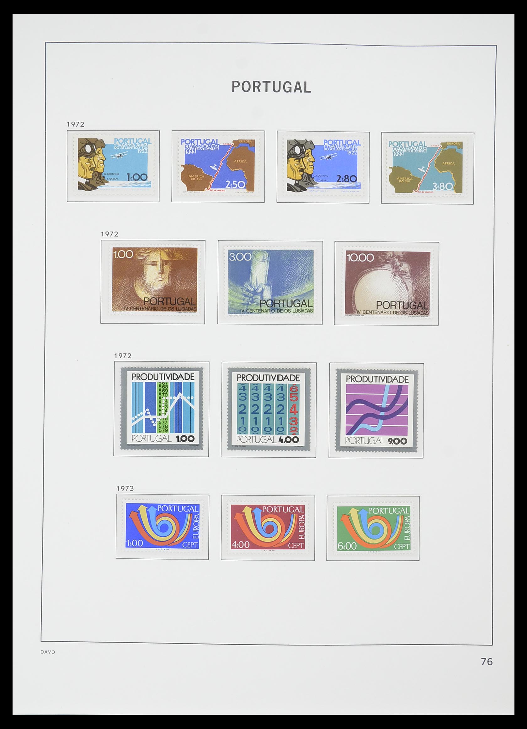 33780 047 - Postzegelverzameling 33780 Portugal 1945-2010.