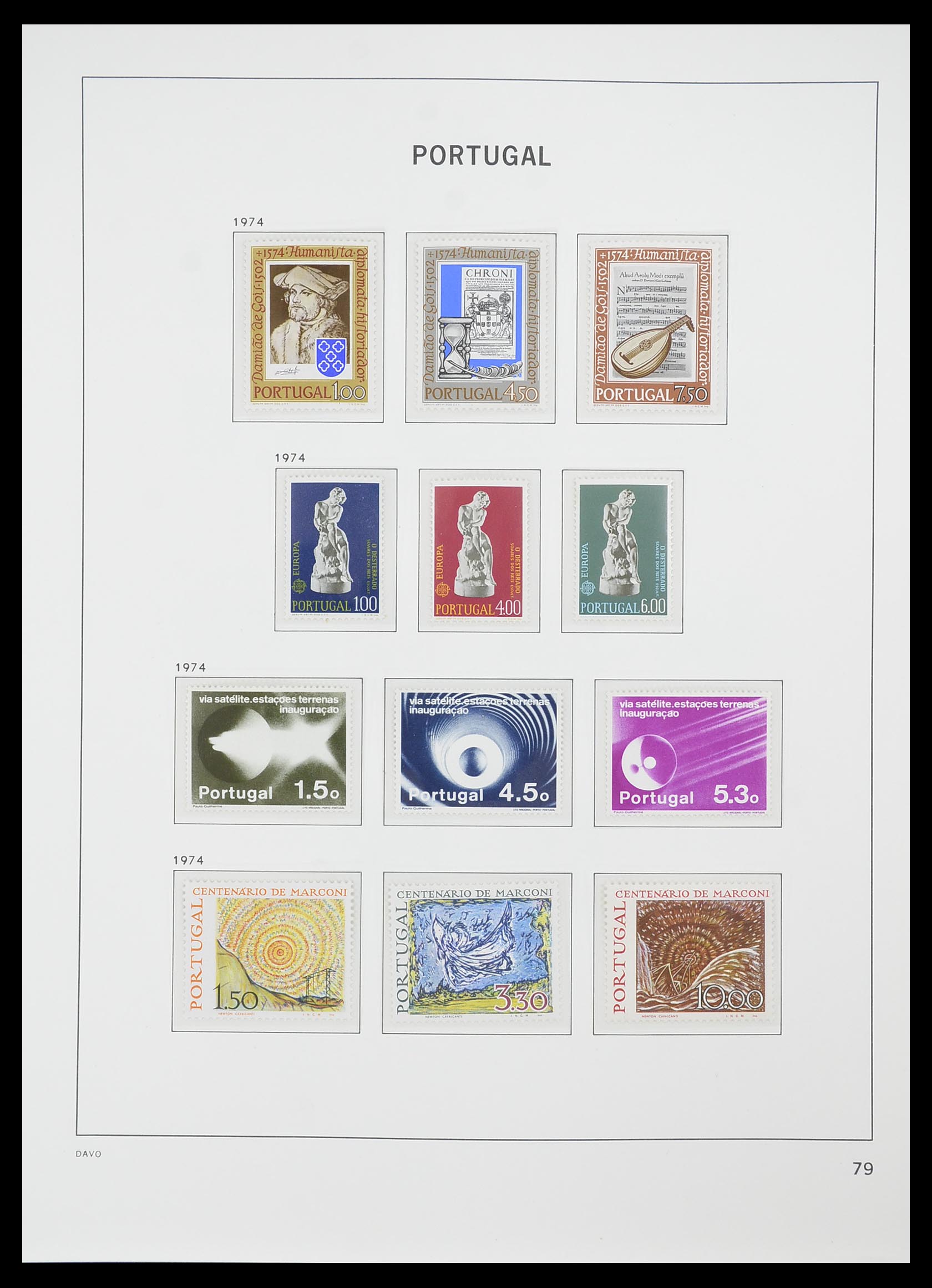 33780 050 - Postzegelverzameling 33780 Portugal 1945-2010.