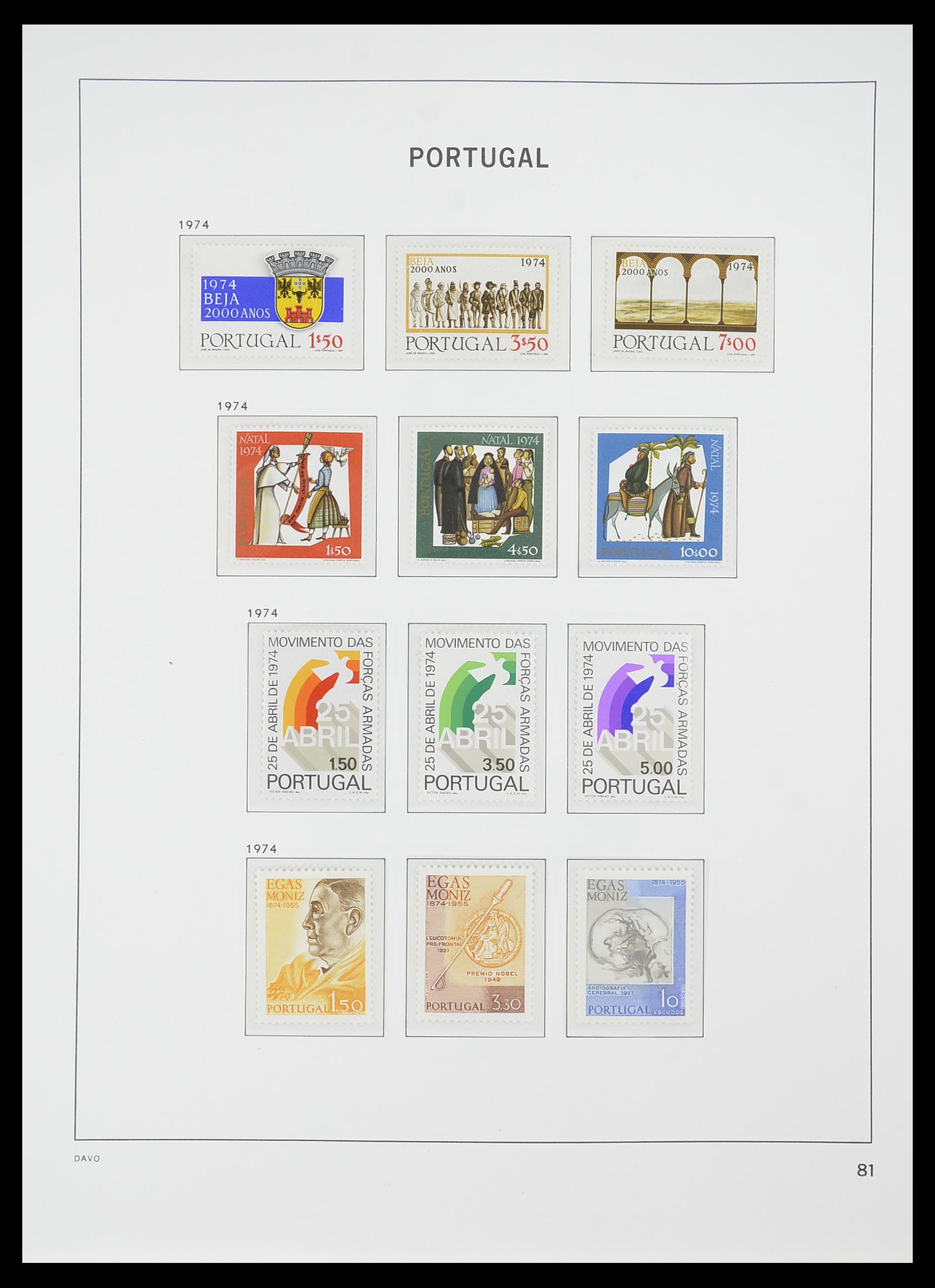 33780 052 - Postzegelverzameling 33780 Portugal 1945-2010.
