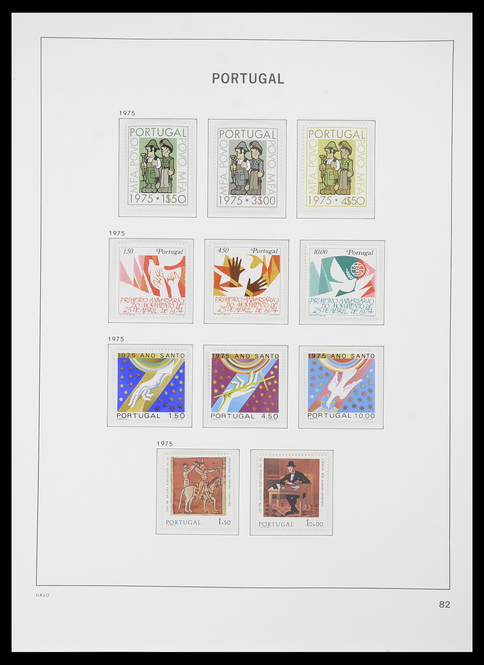 33780 054 - Postzegelverzameling 33780 Portugal 1945-2010.