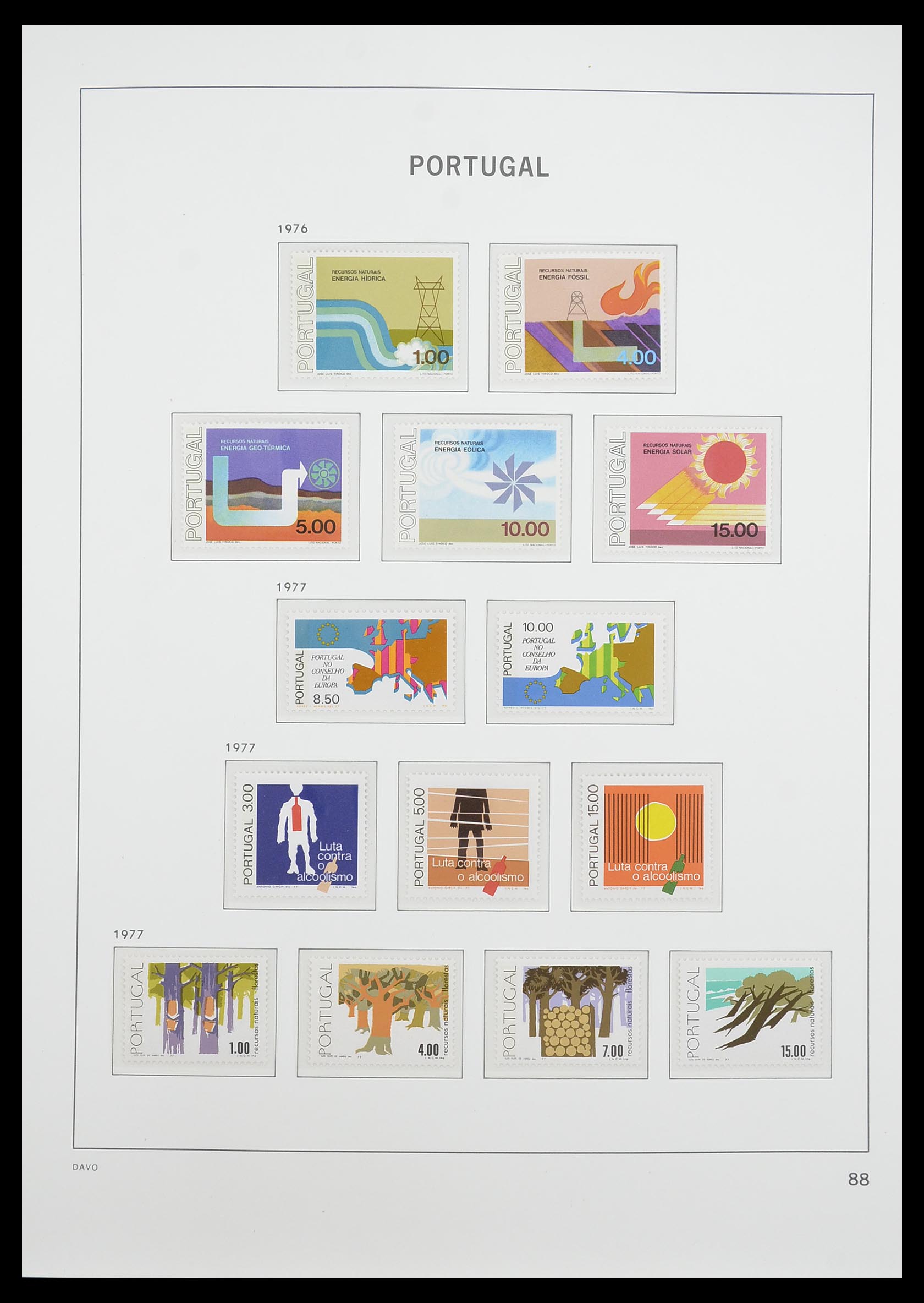 33780 061 - Postzegelverzameling 33780 Portugal 1945-2010.