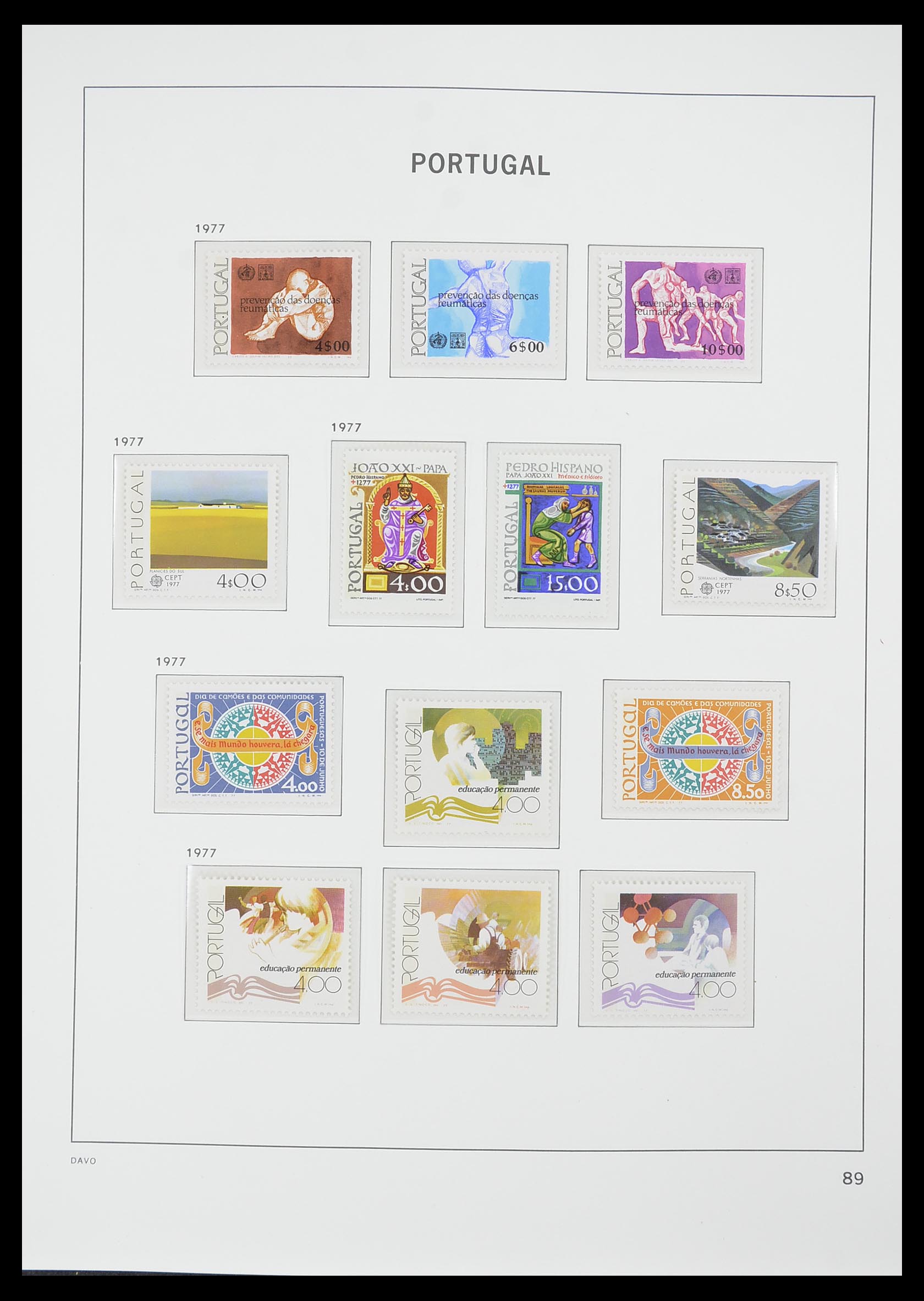 33780 065 - Postzegelverzameling 33780 Portugal 1945-2010.