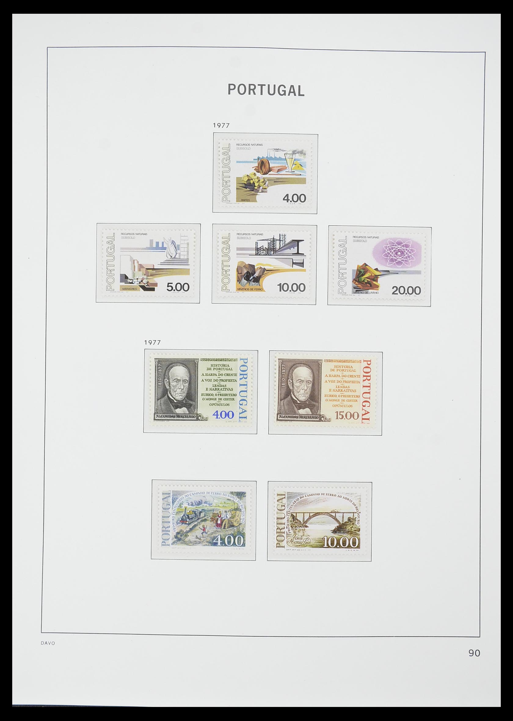33780 066 - Postzegelverzameling 33780 Portugal 1945-2010.