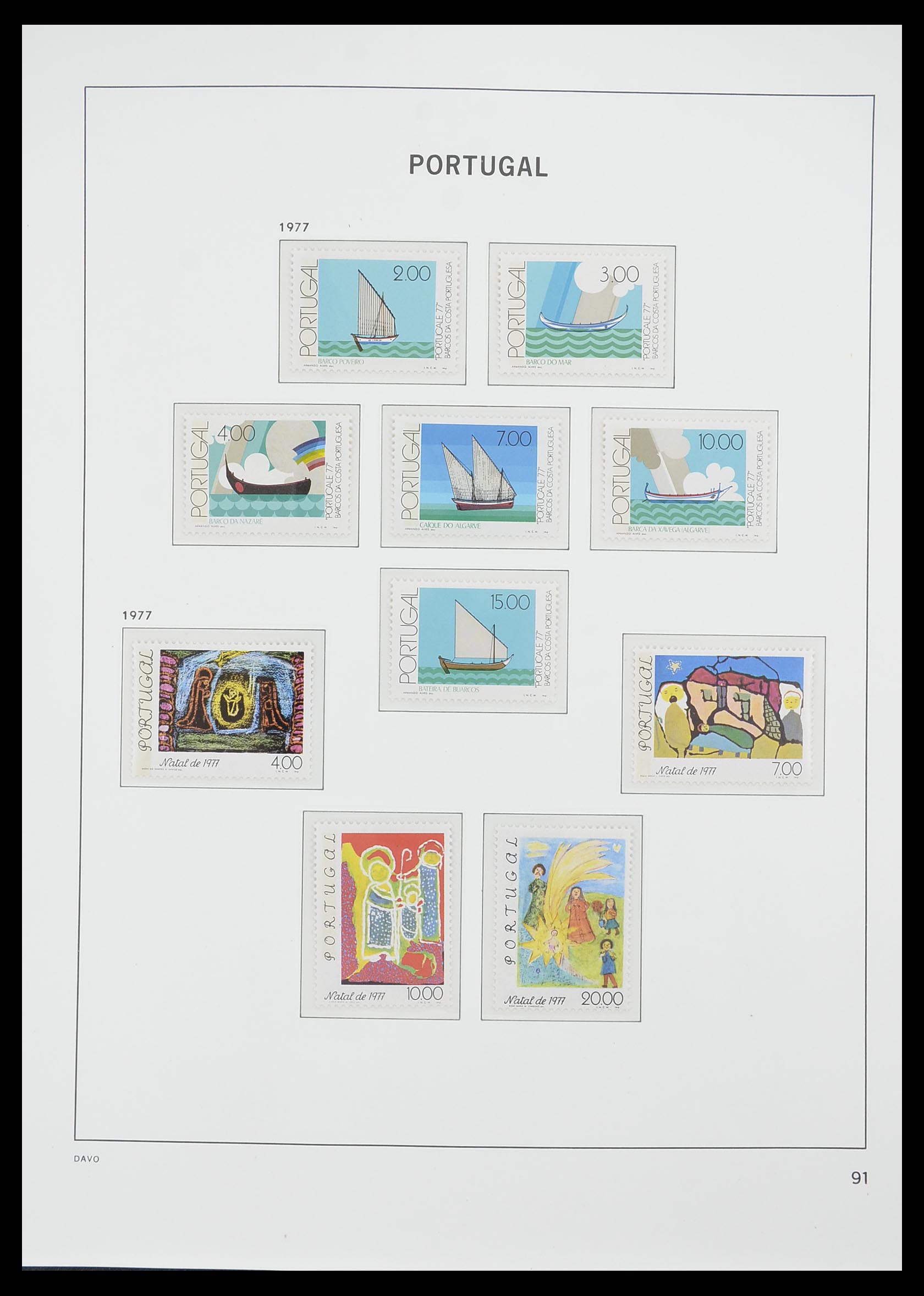 33780 067 - Postzegelverzameling 33780 Portugal 1945-2010.