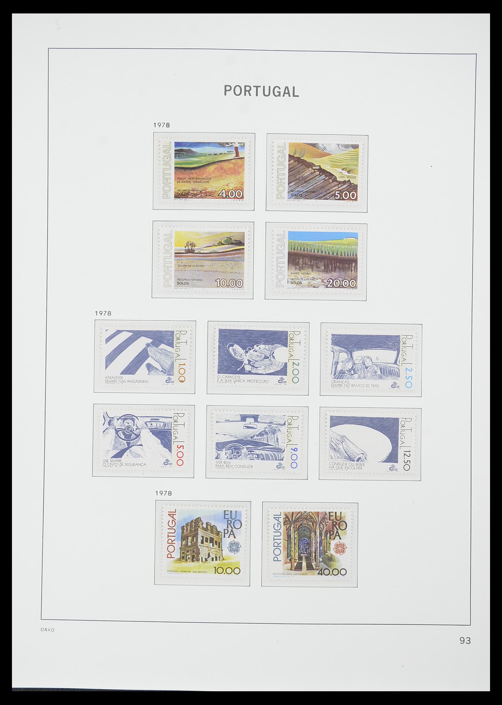 33780 070 - Postzegelverzameling 33780 Portugal 1945-2010.