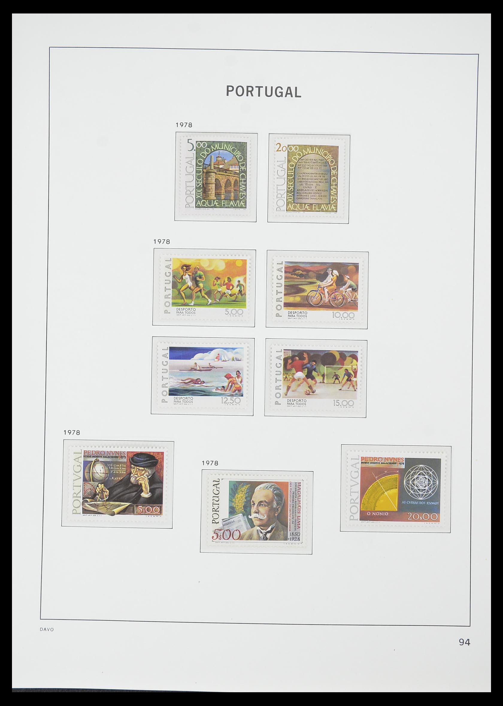 33780 071 - Postzegelverzameling 33780 Portugal 1945-2010.