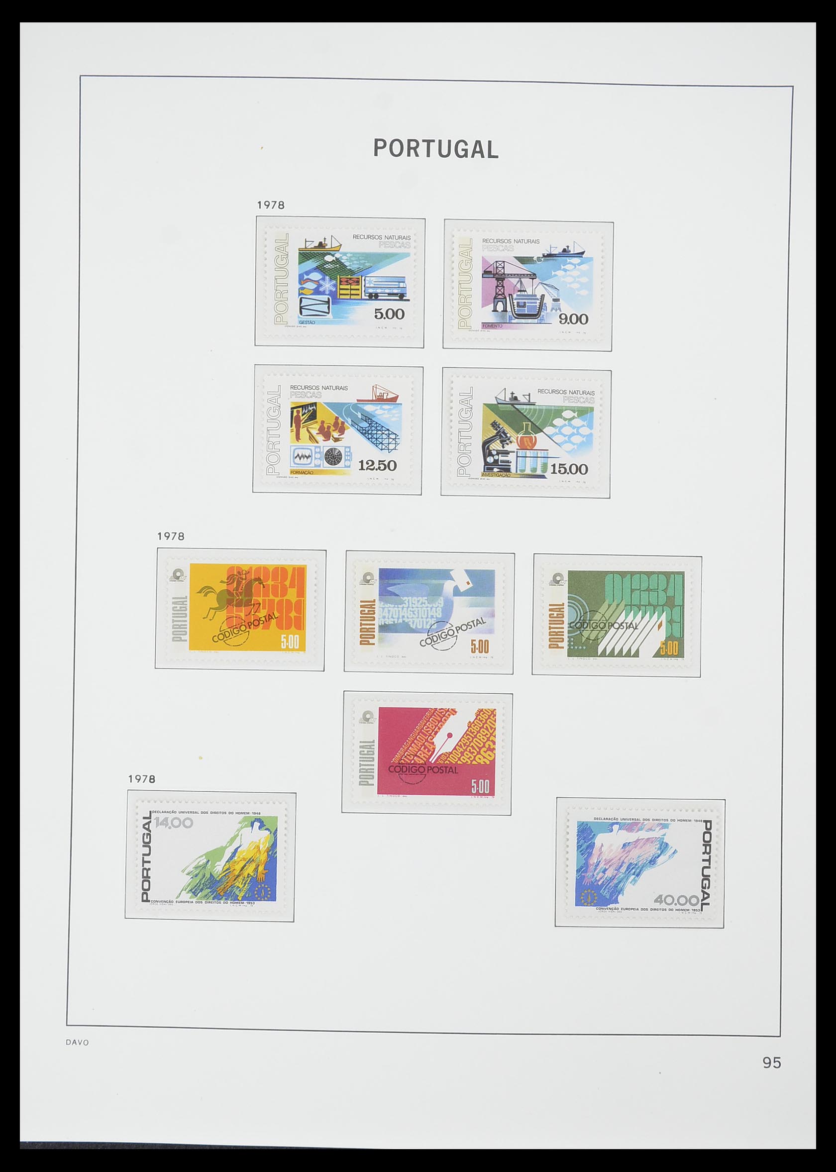 33780 072 - Postzegelverzameling 33780 Portugal 1945-2010.