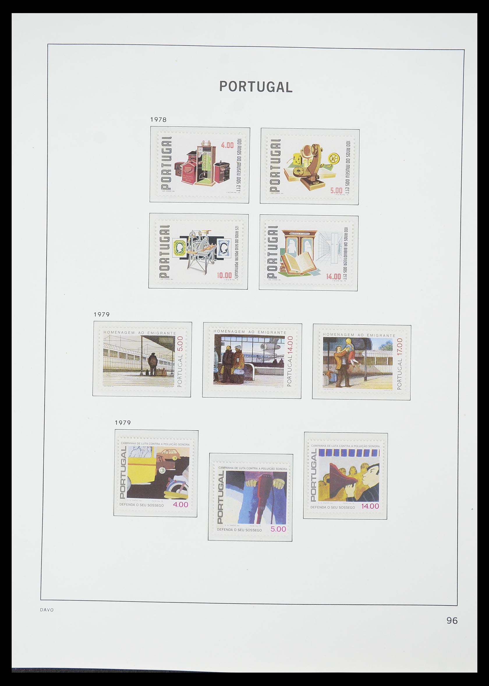 33780 073 - Postzegelverzameling 33780 Portugal 1945-2010.