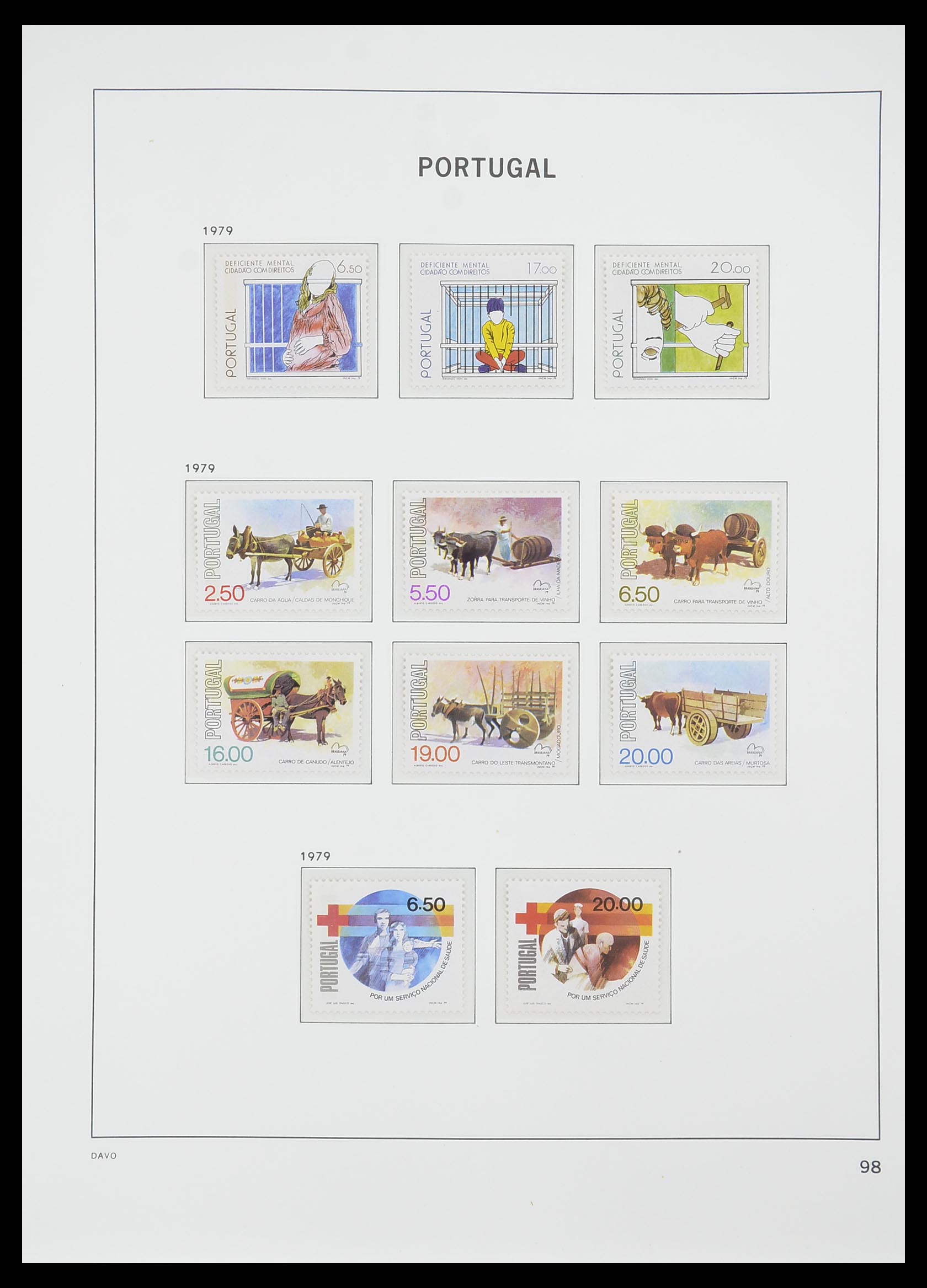 33780 077 - Postzegelverzameling 33780 Portugal 1945-2010.