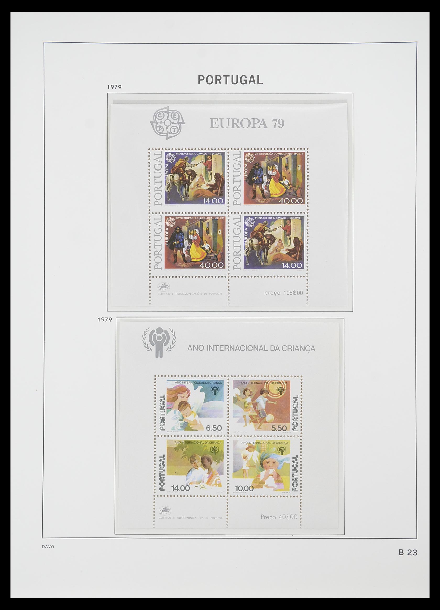 33780 081 - Postzegelverzameling 33780 Portugal 1945-2010.