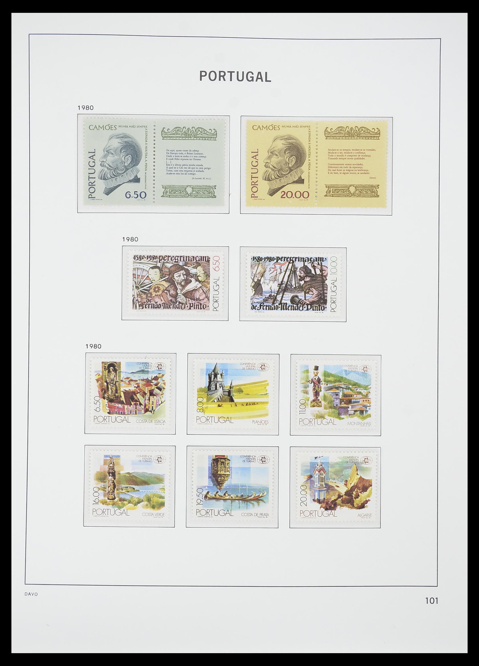 33780 086 - Postzegelverzameling 33780 Portugal 1945-2010.