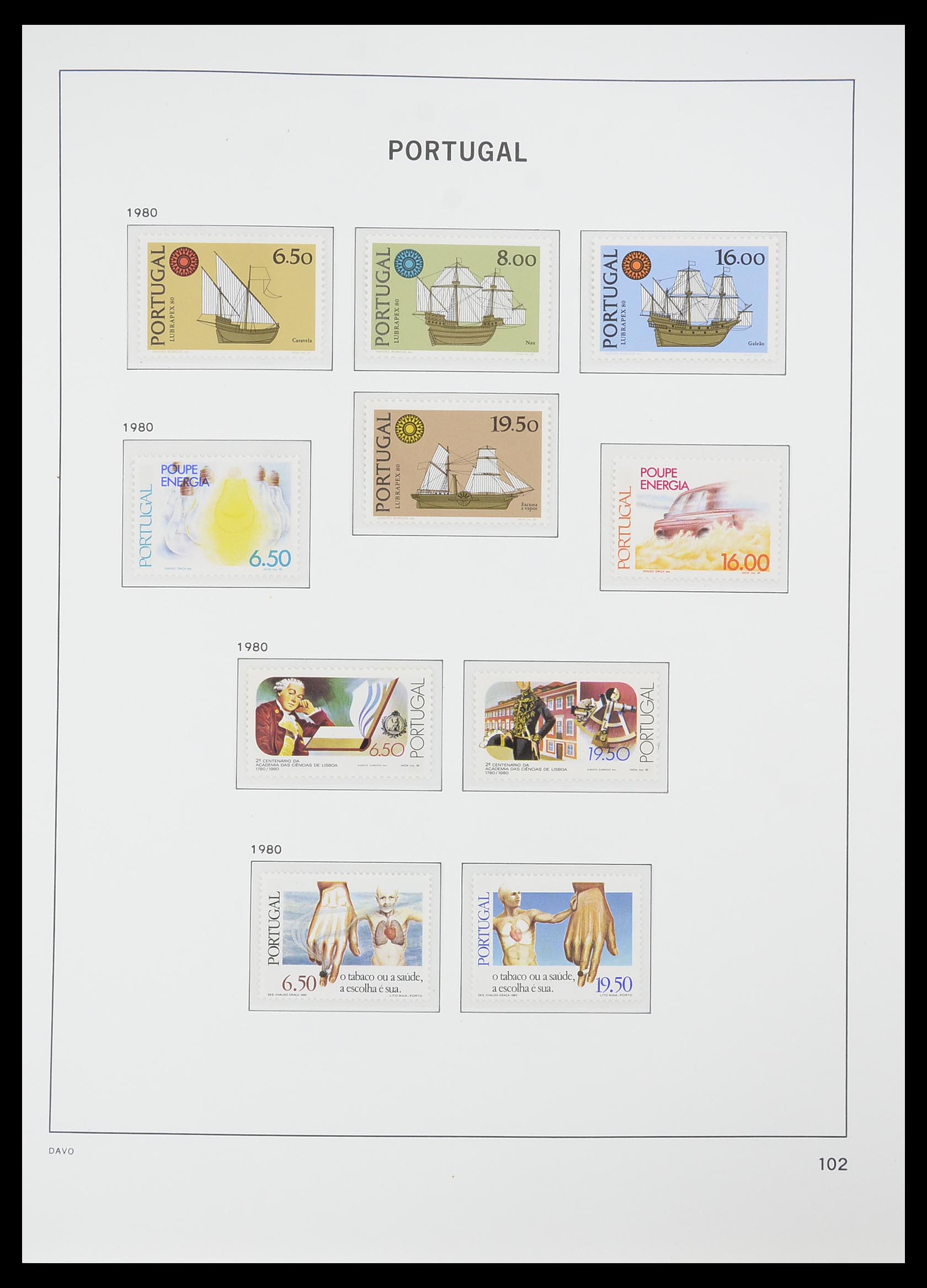 33780 087 - Postzegelverzameling 33780 Portugal 1945-2010.