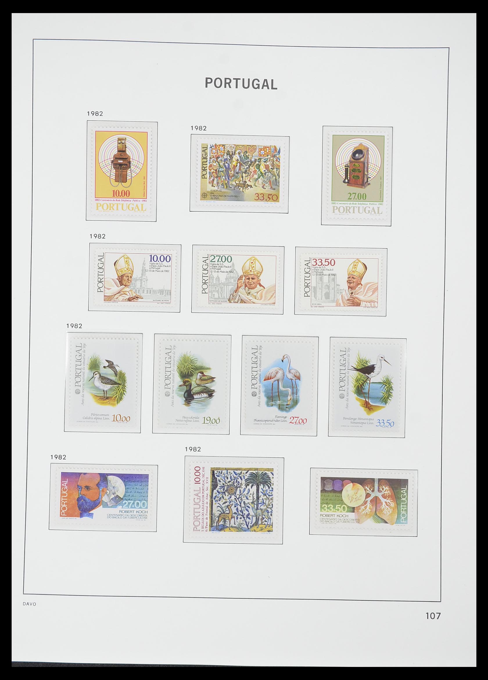 33780 097 - Postzegelverzameling 33780 Portugal 1945-2010.