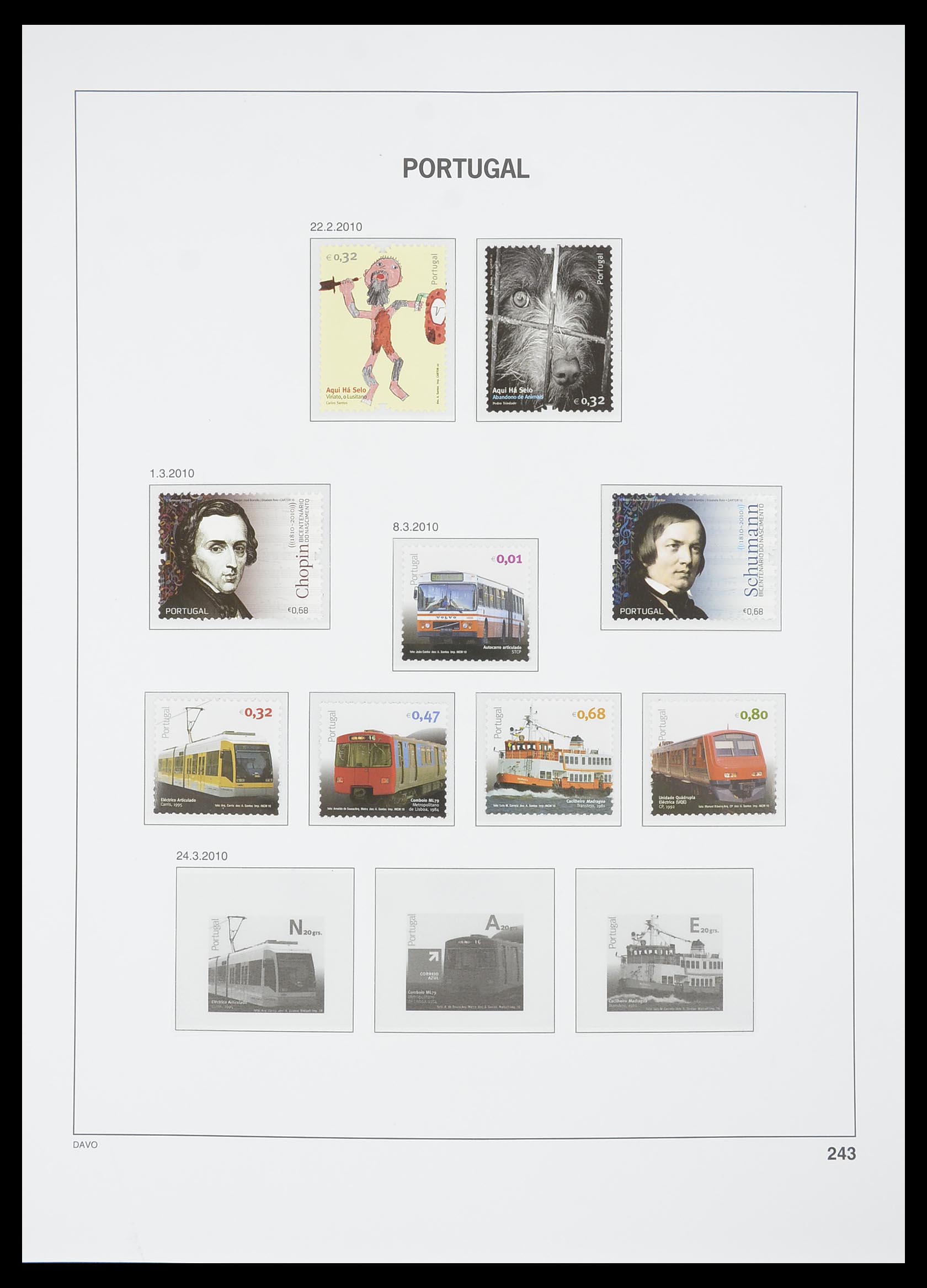 33780 493 - Postzegelverzameling 33780 Portugal 1945-2010.
