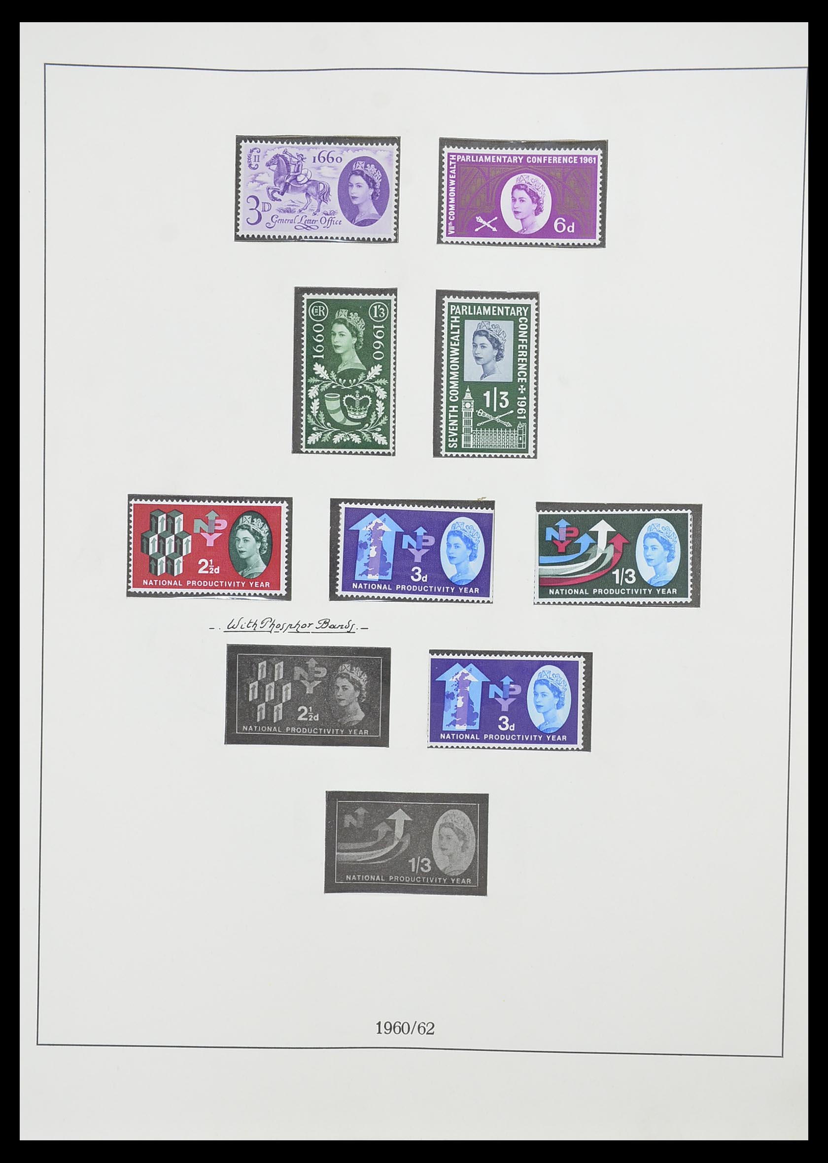 33781 002 - Postzegelverzameling 33781 Engeland 1937-1982.