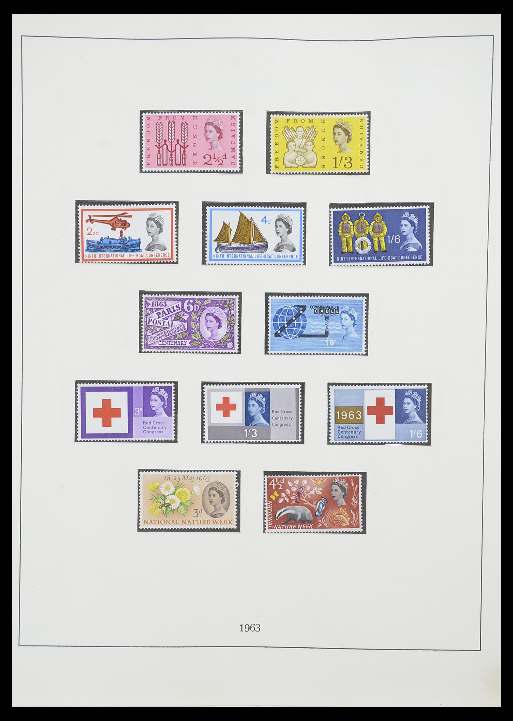 33781 003 - Postzegelverzameling 33781 Engeland 1937-1982.