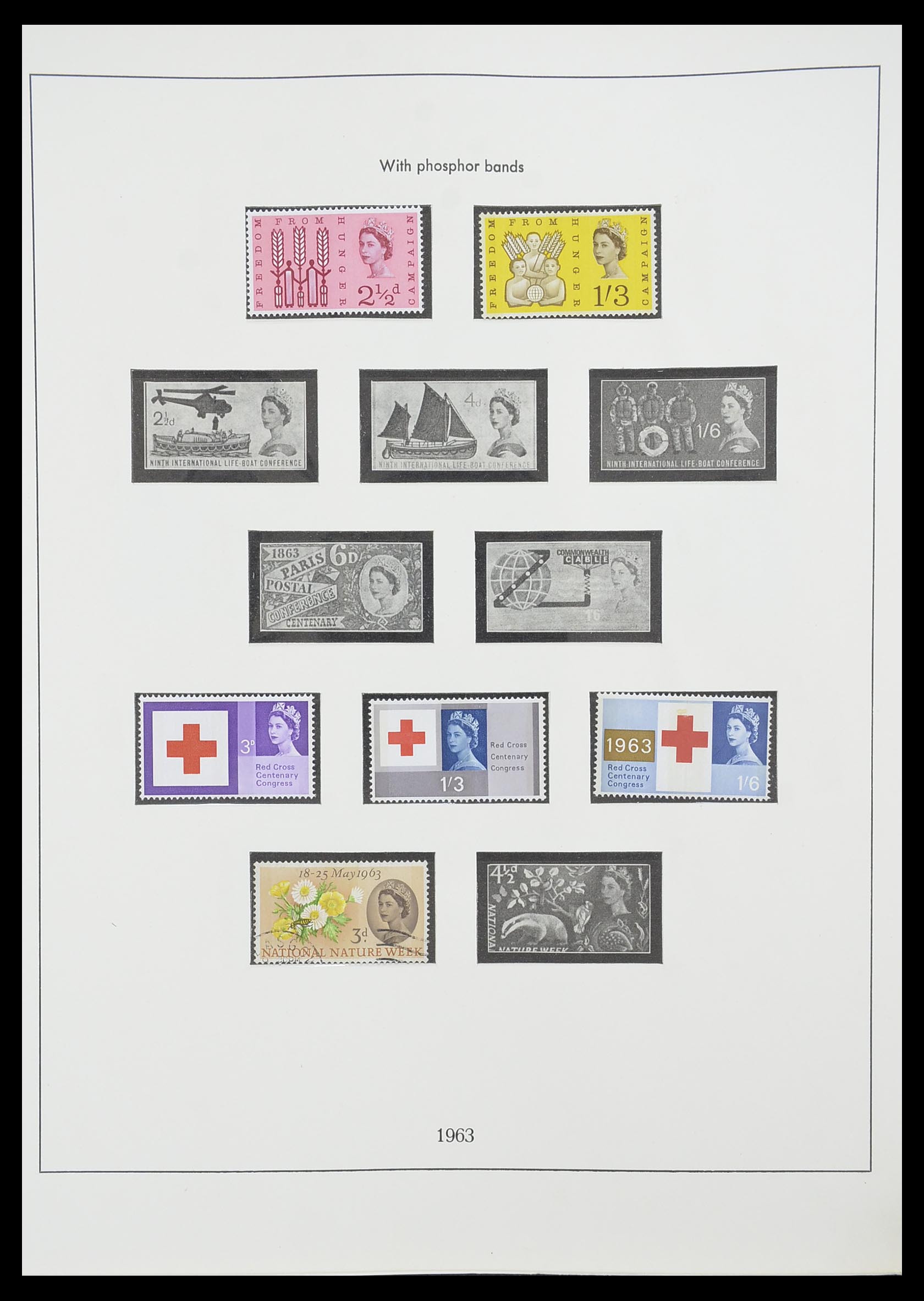 33781 004 - Postzegelverzameling 33781 Engeland 1937-1982.