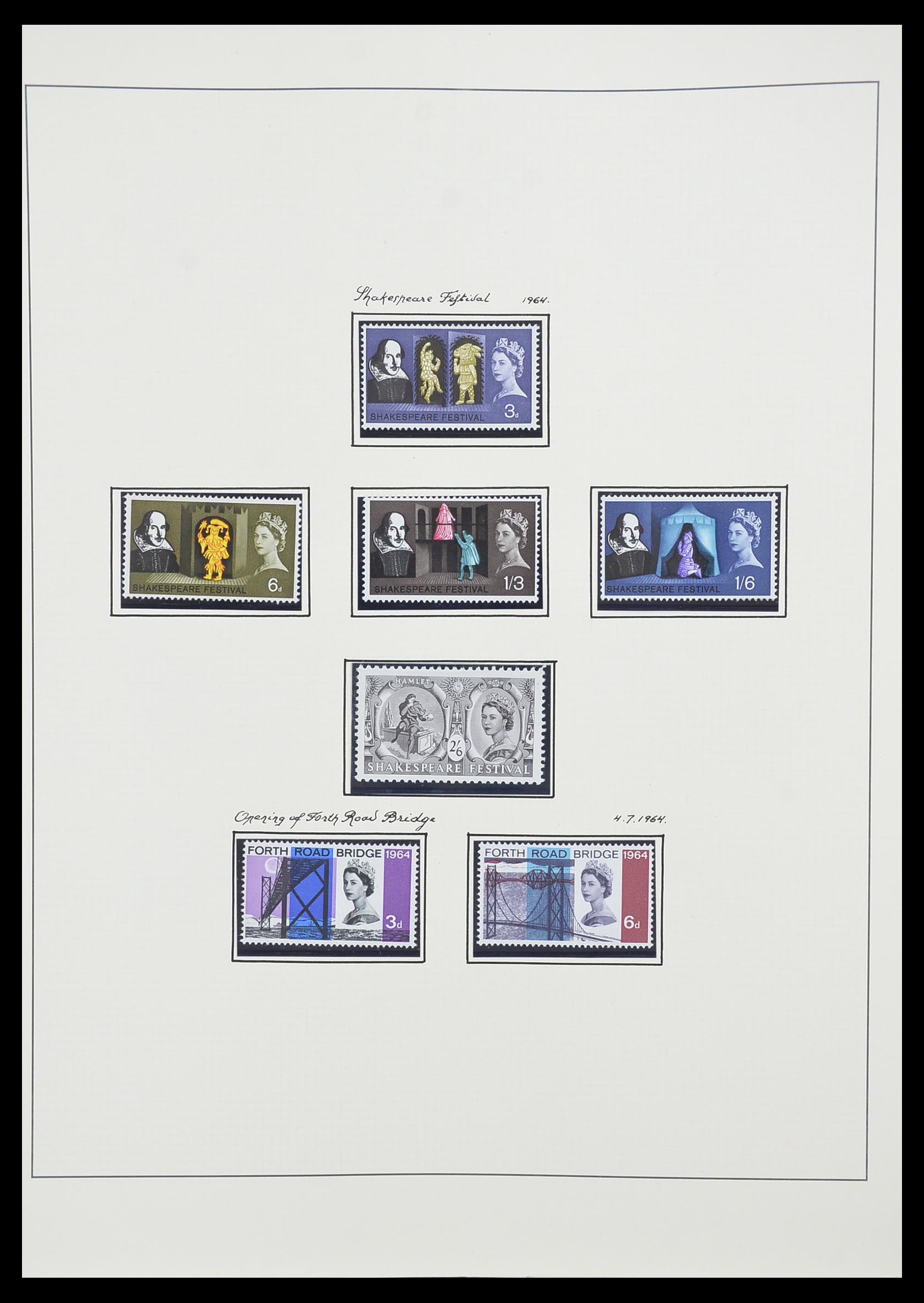 33781 005 - Postzegelverzameling 33781 Engeland 1937-1982.