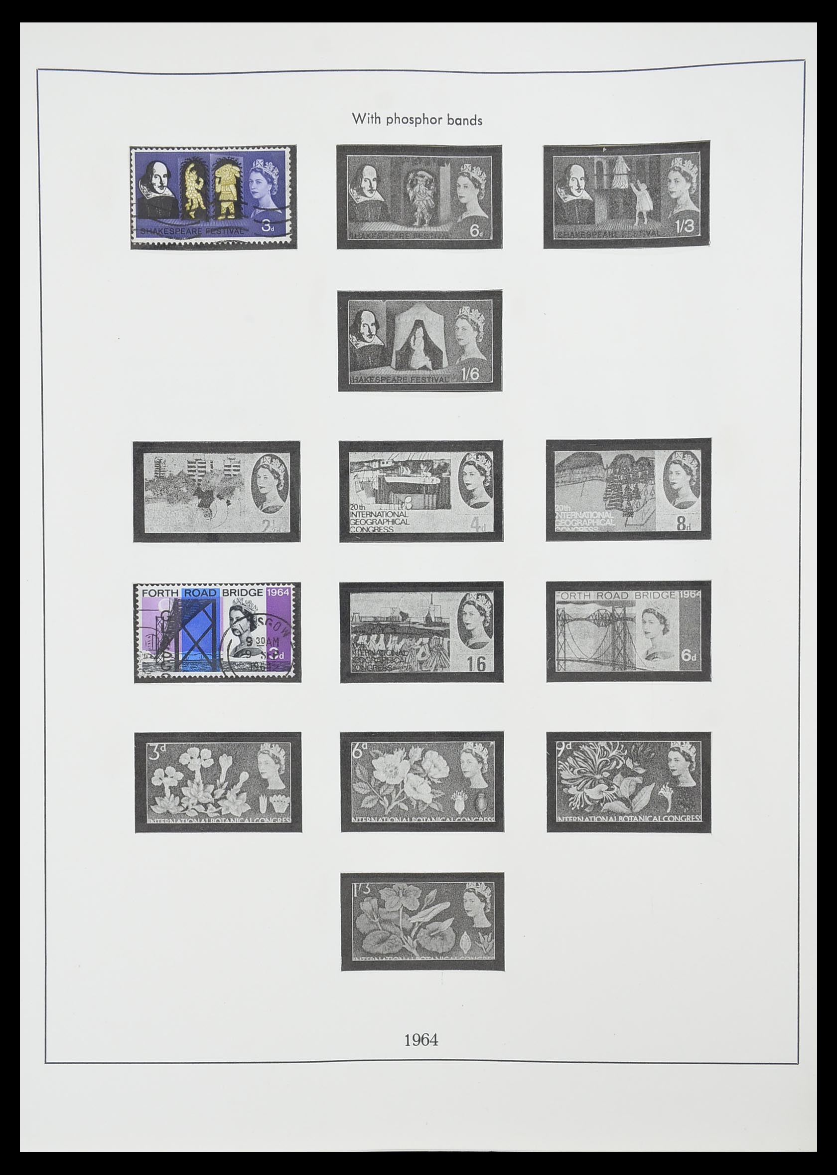 33781 006 - Postzegelverzameling 33781 Engeland 1937-1982.