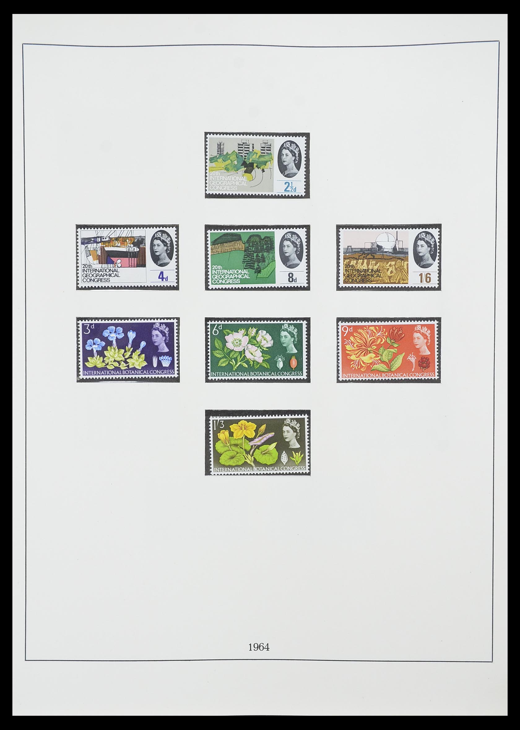 33781 007 - Postzegelverzameling 33781 Engeland 1937-1982.