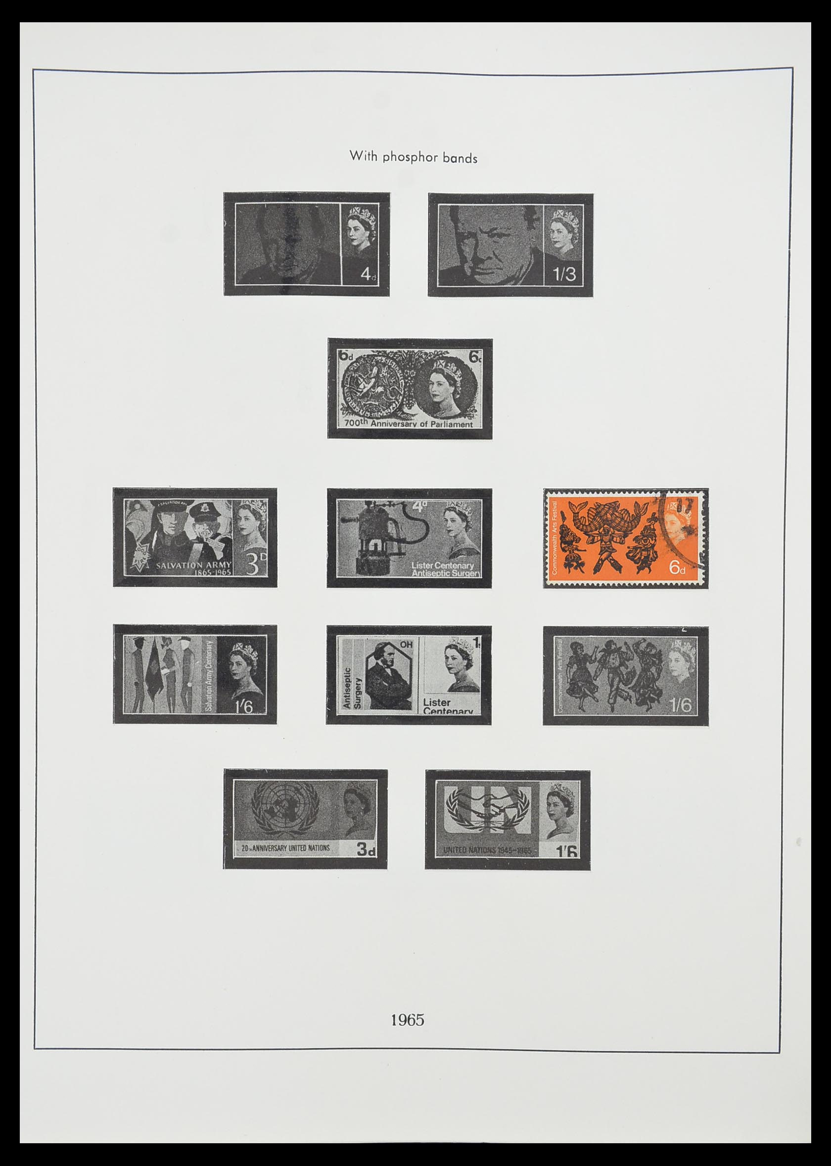 33781 009 - Postzegelverzameling 33781 Engeland 1937-1982.
