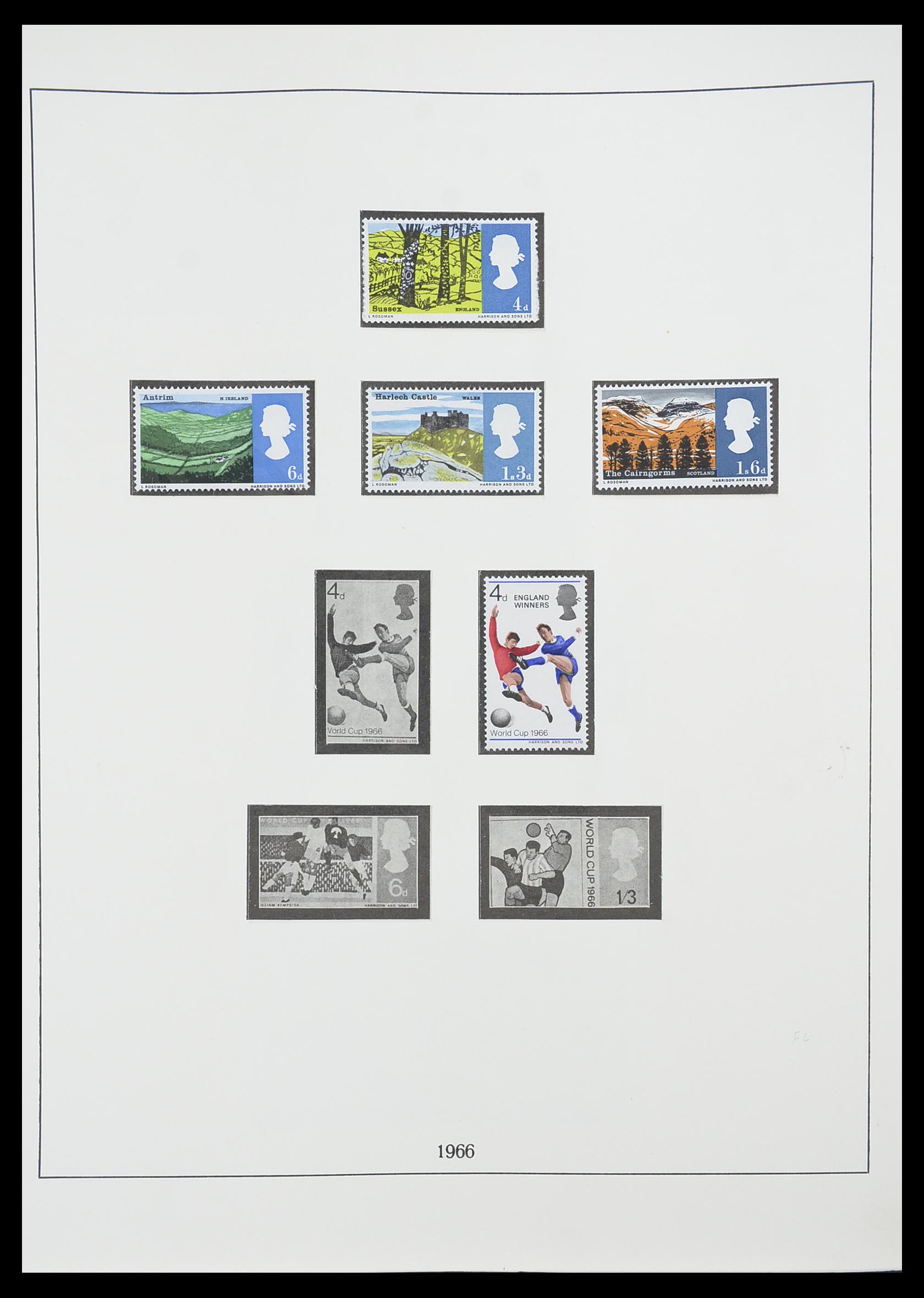 33781 013 - Postzegelverzameling 33781 Engeland 1937-1982.