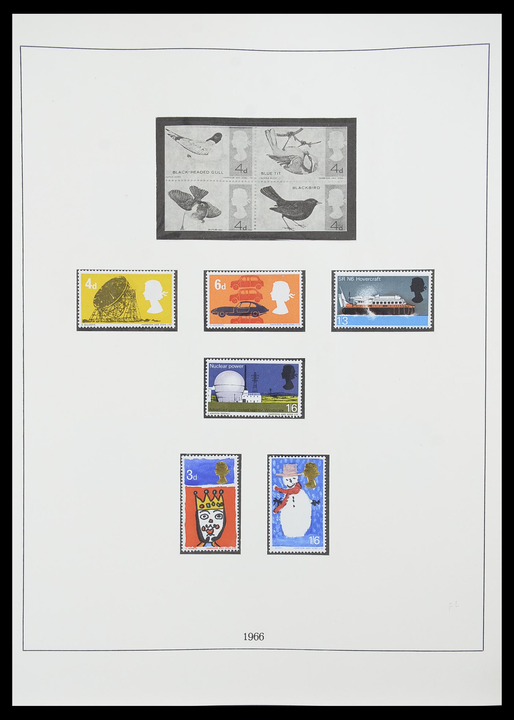33781 015 - Postzegelverzameling 33781 Engeland 1937-1982.