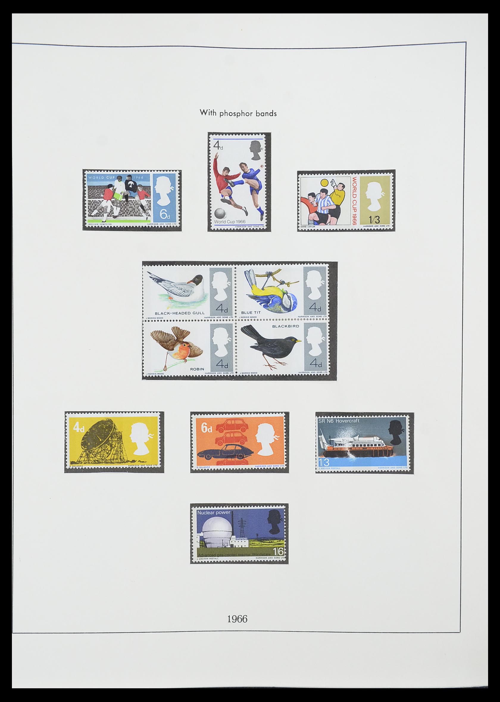 33781 016 - Postzegelverzameling 33781 Engeland 1937-1982.