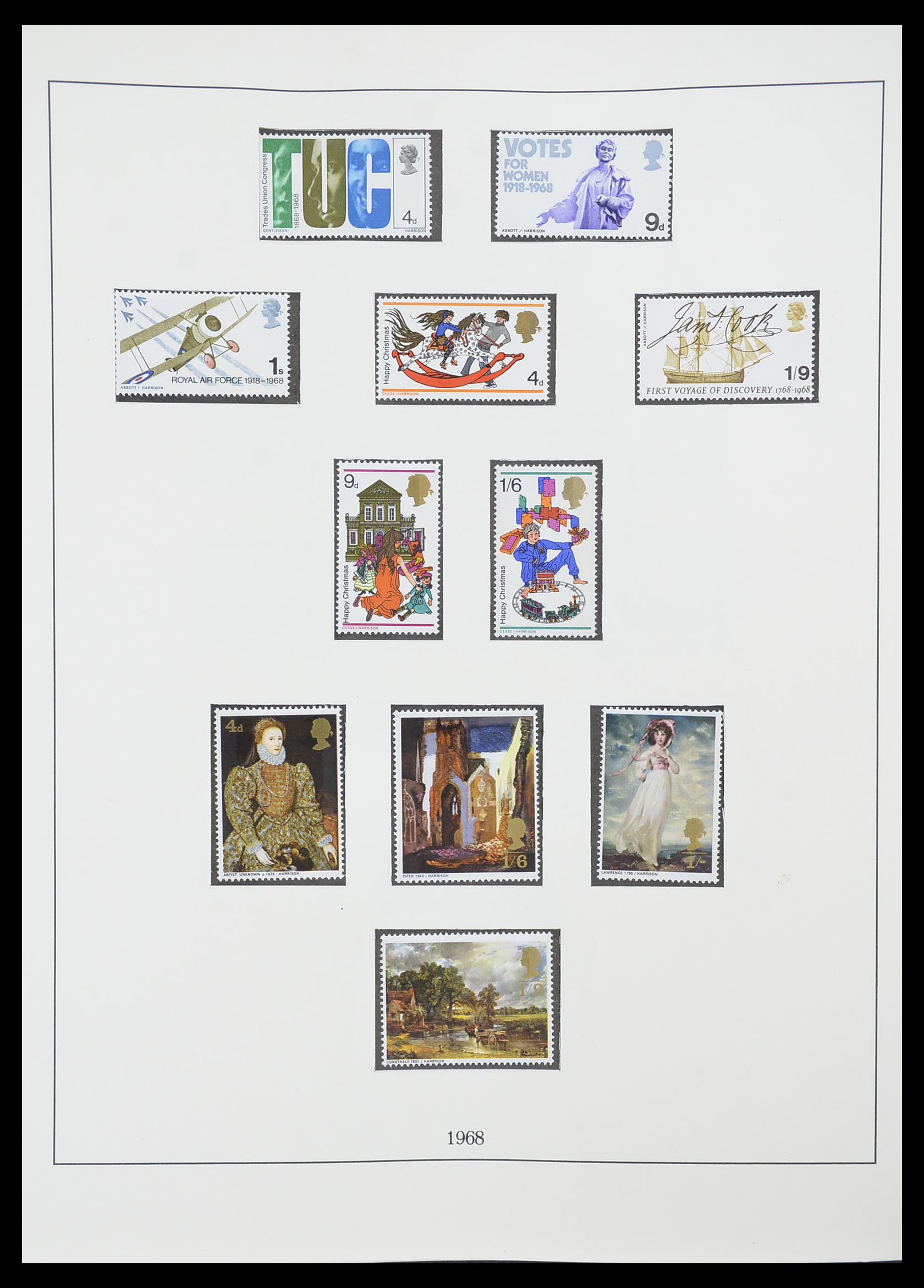 33781 021 - Postzegelverzameling 33781 Engeland 1937-1982.