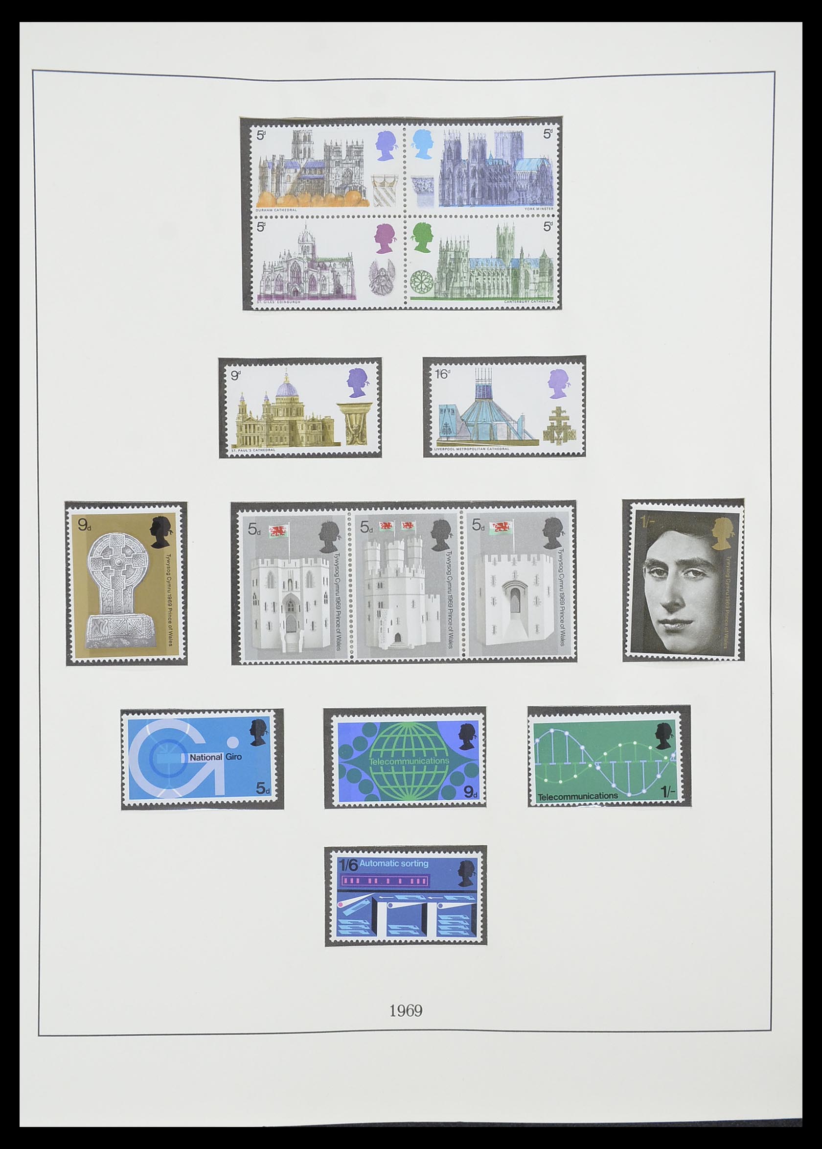 33781 023 - Postzegelverzameling 33781 Engeland 1937-1982.