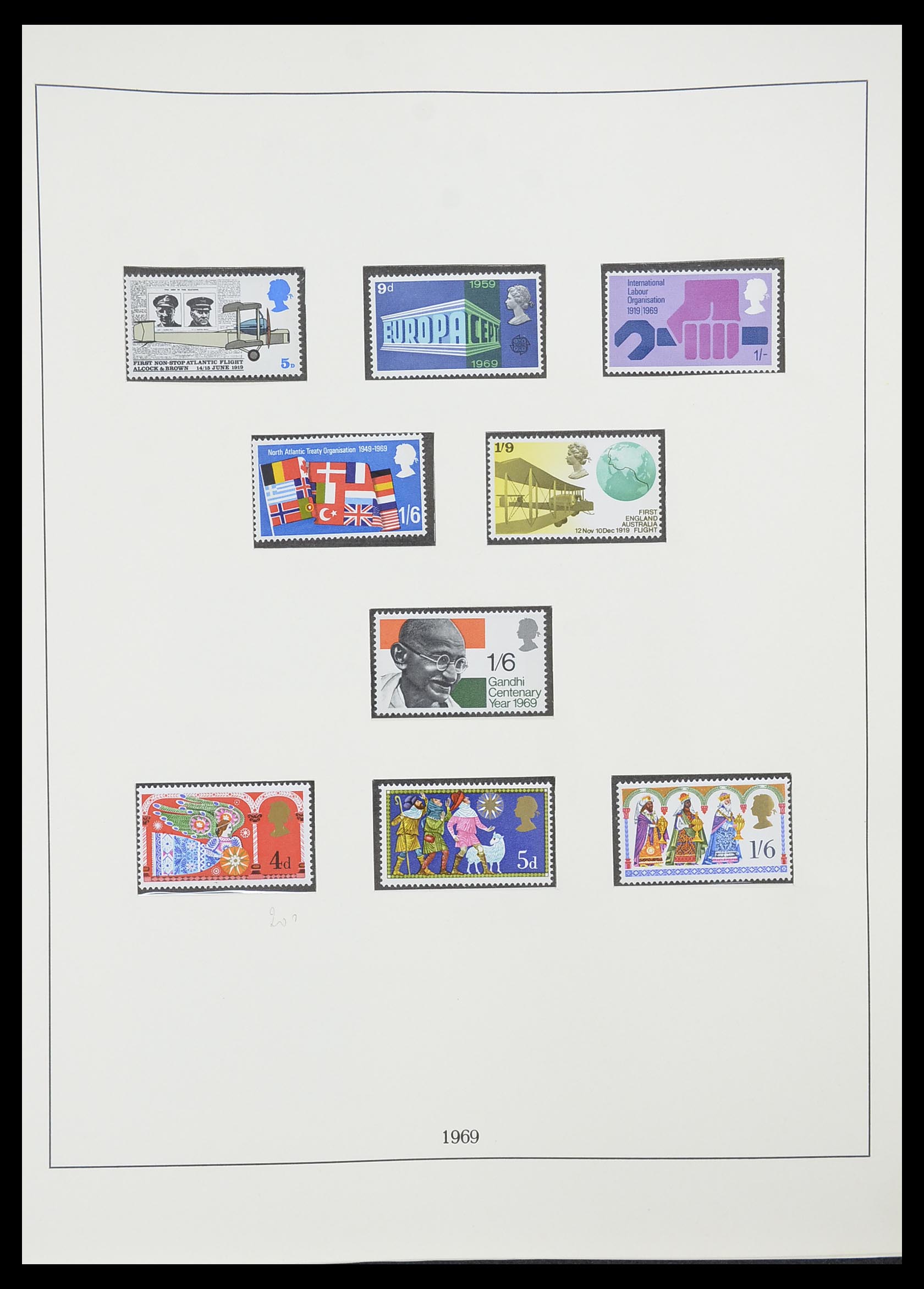 33781 024 - Postzegelverzameling 33781 Engeland 1937-1982.