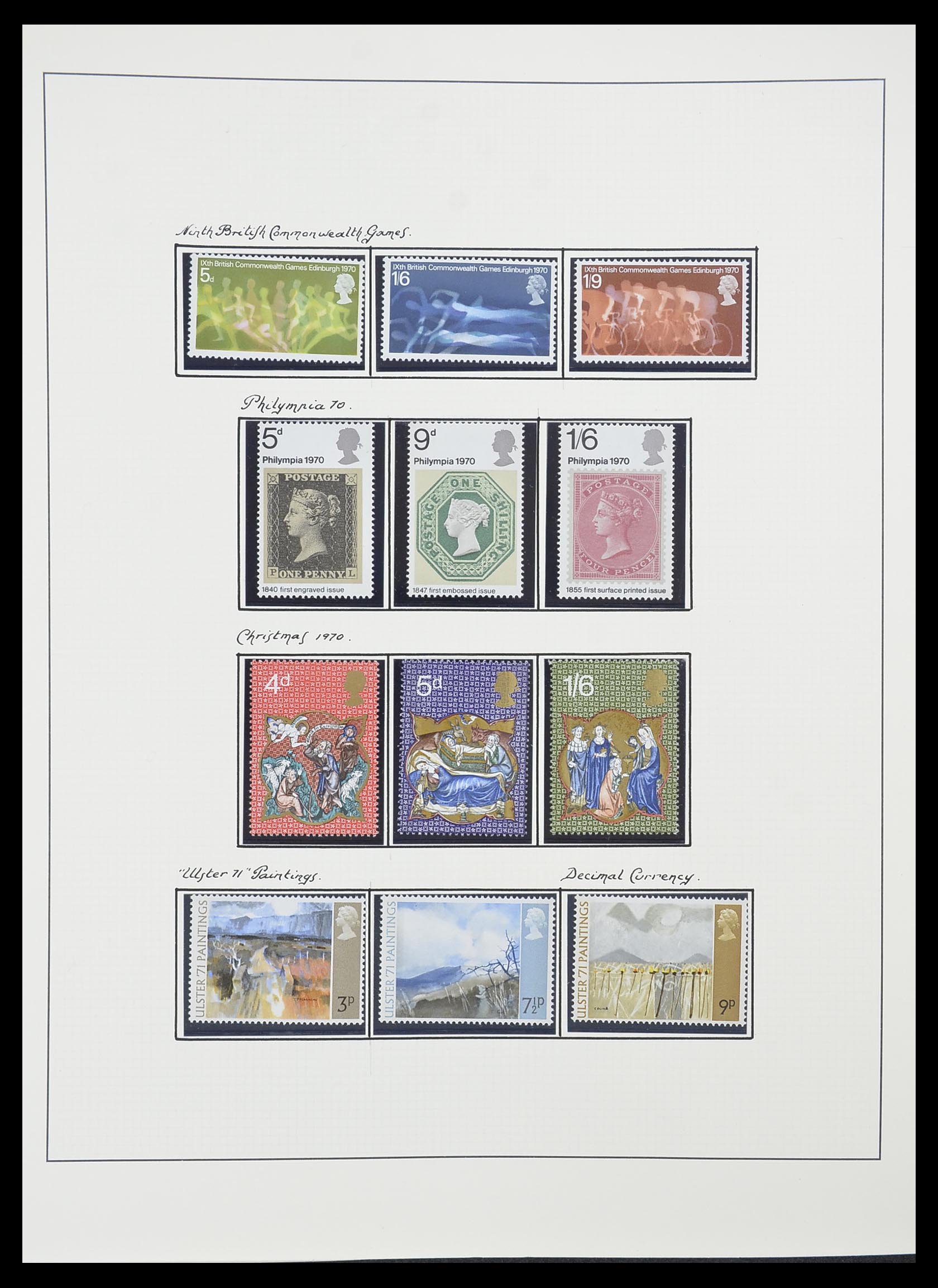 33781 026 - Postzegelverzameling 33781 Engeland 1937-1982.