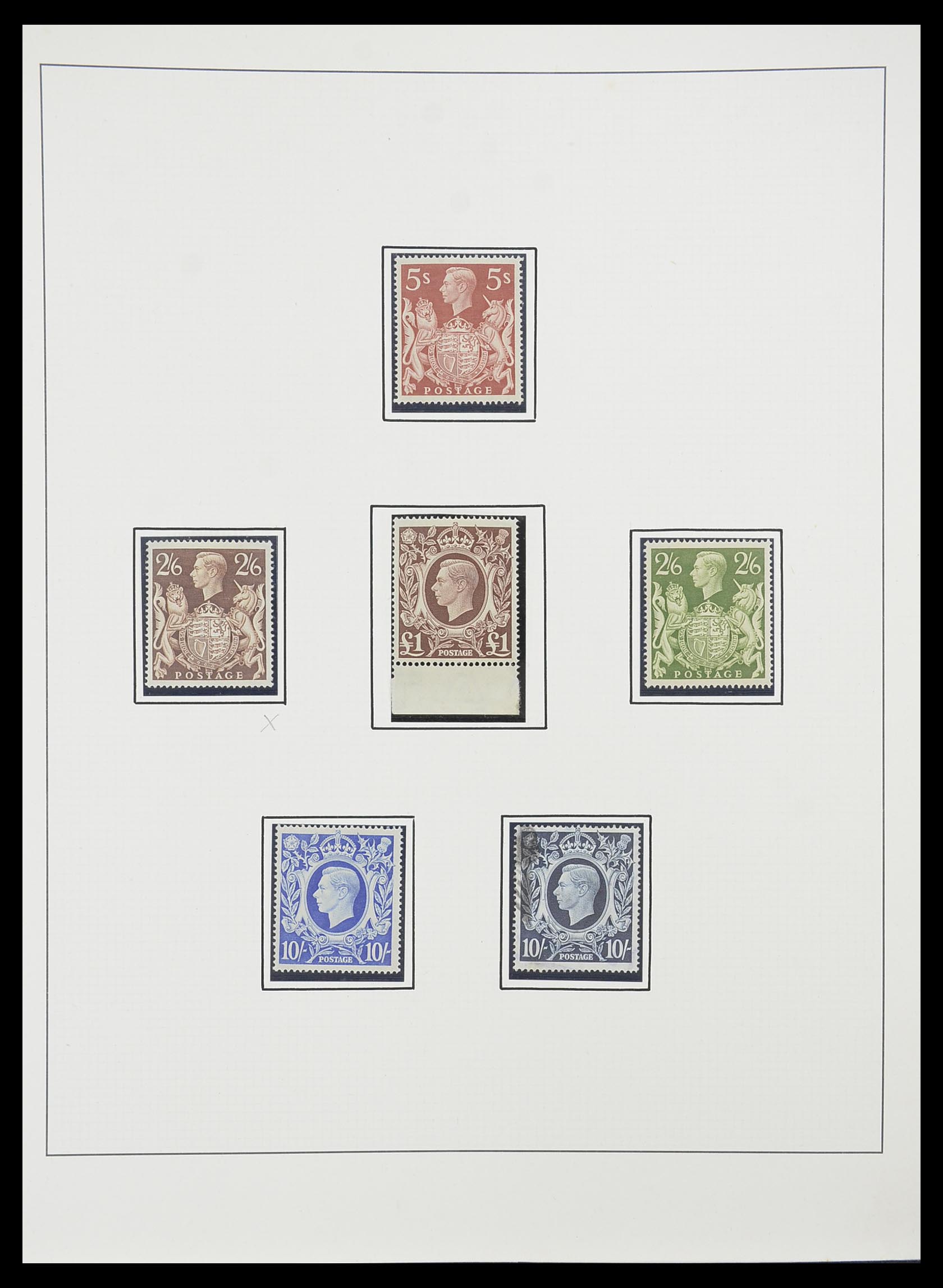 33781 030 - Postzegelverzameling 33781 Engeland 1937-1982.