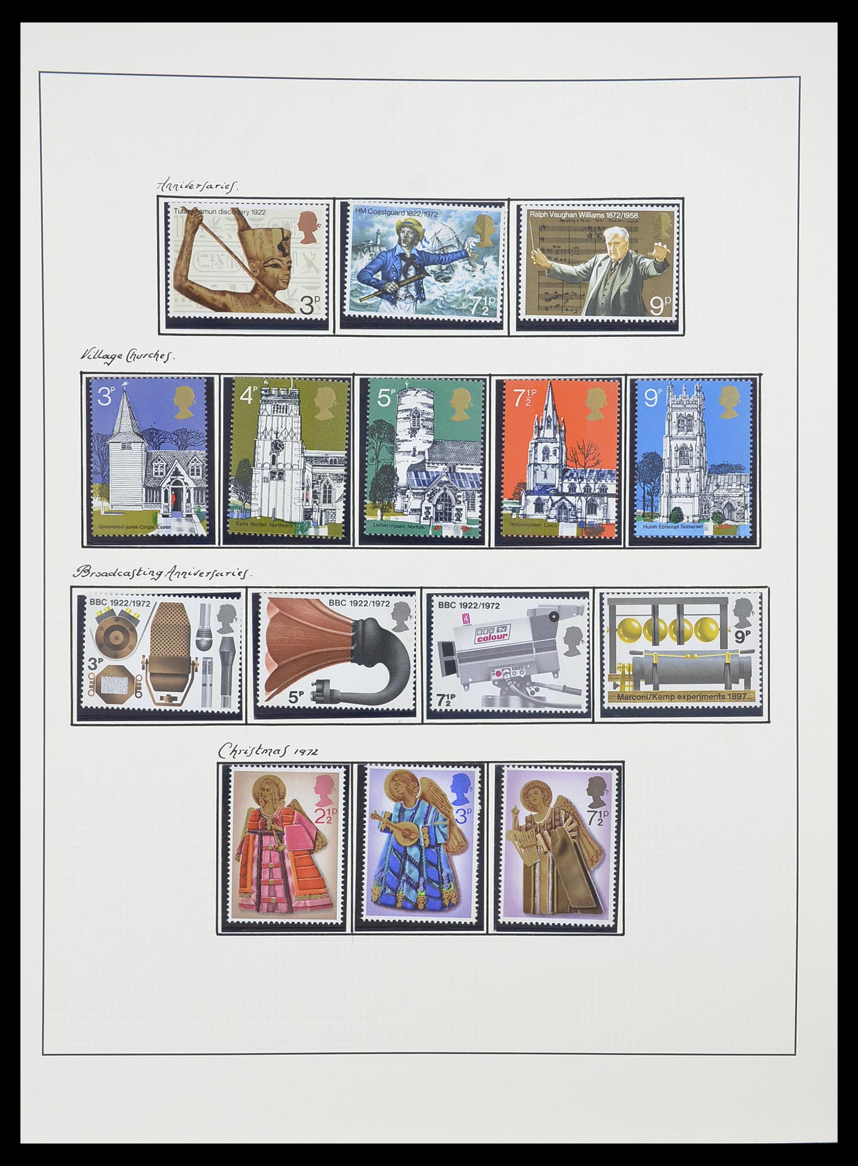 33781 036 - Postzegelverzameling 33781 Engeland 1937-1982.