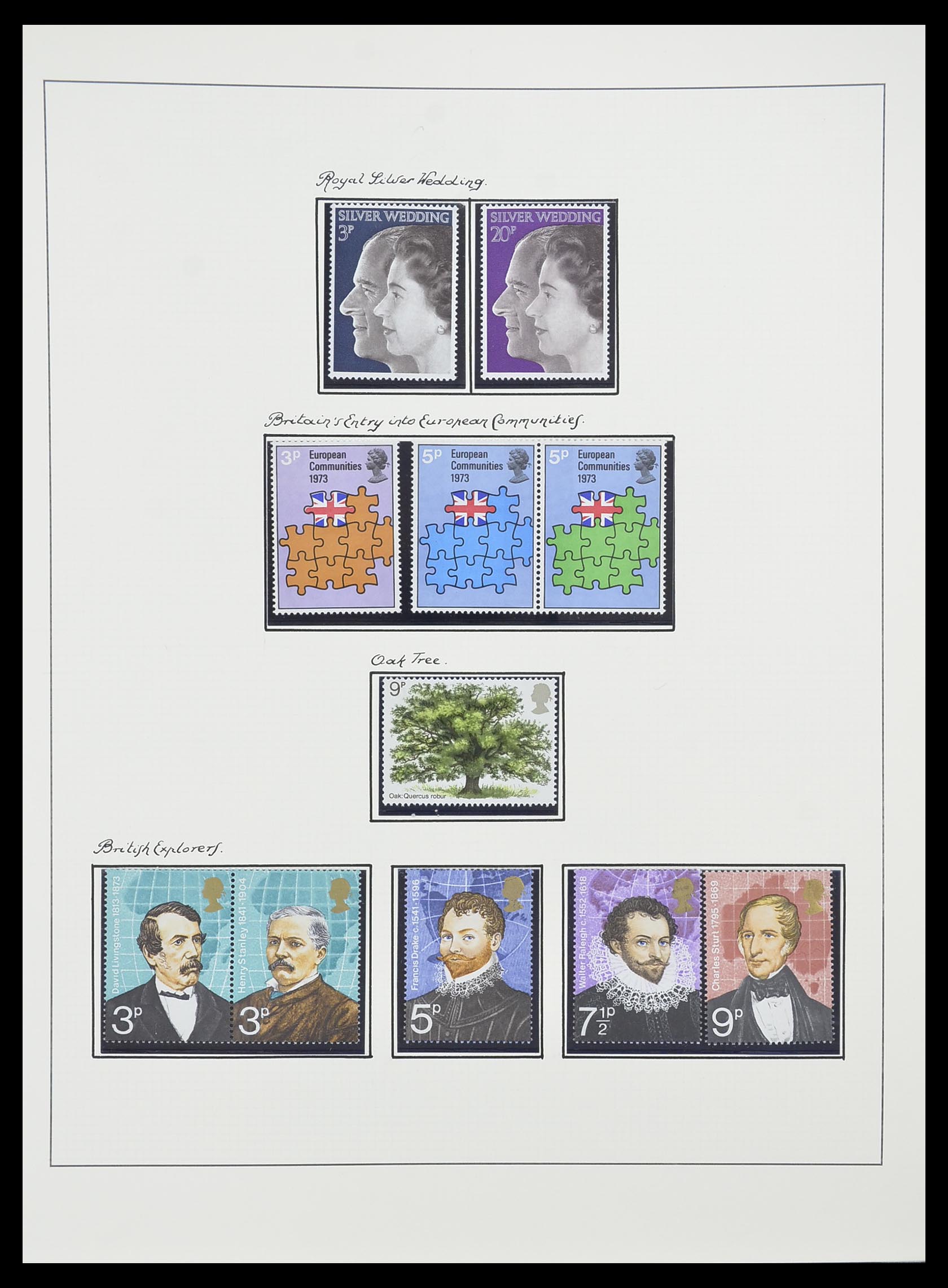 33781 037 - Postzegelverzameling 33781 Engeland 1937-1982.