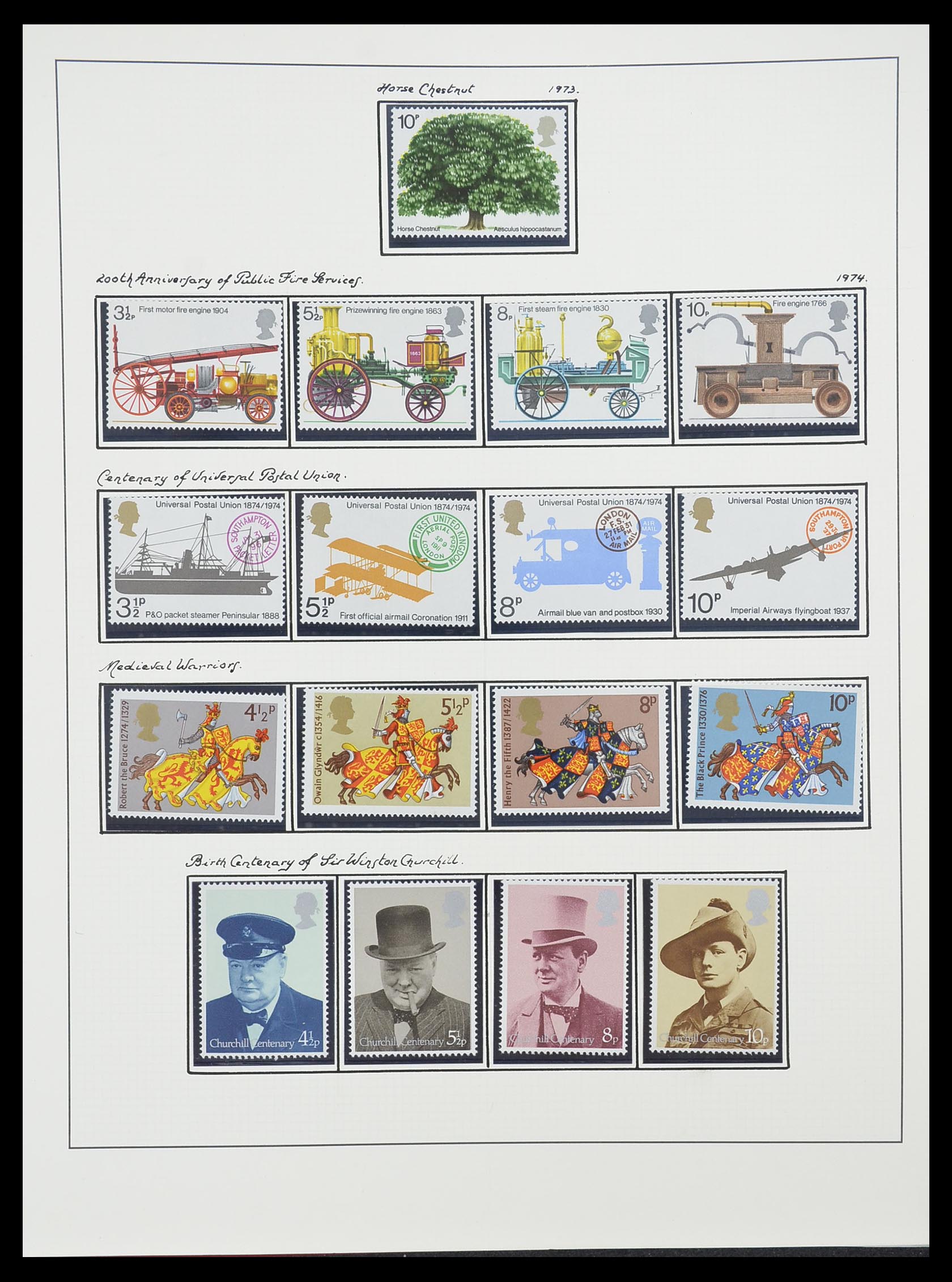33781 039 - Postzegelverzameling 33781 Engeland 1937-1982.