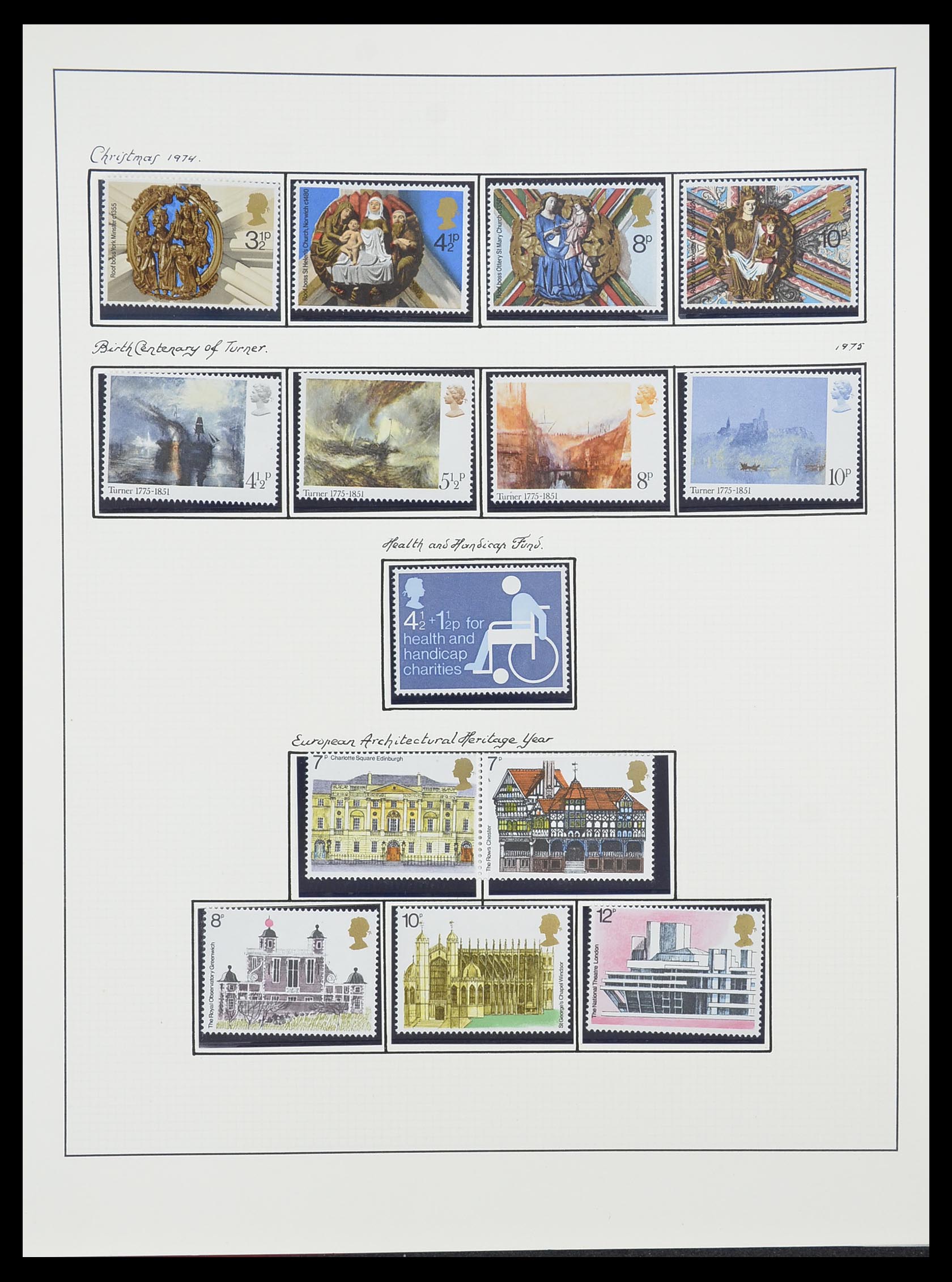 33781 041 - Postzegelverzameling 33781 Engeland 1937-1982.