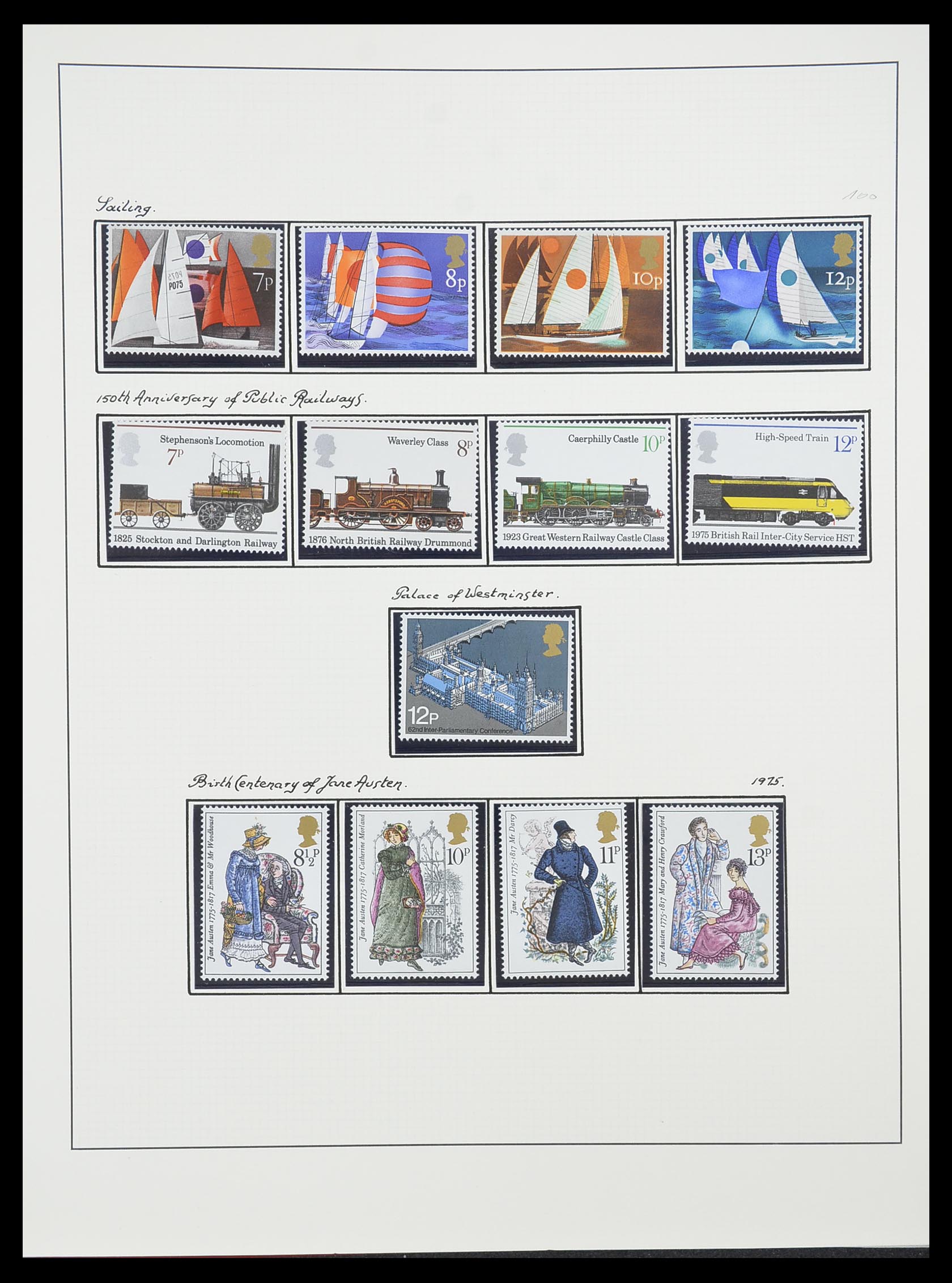 33781 042 - Postzegelverzameling 33781 Engeland 1937-1982.