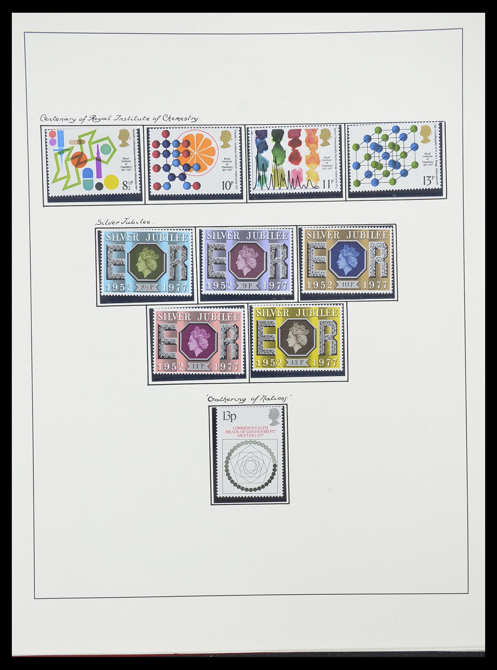 33781 043 - Postzegelverzameling 33781 Engeland 1937-1982.