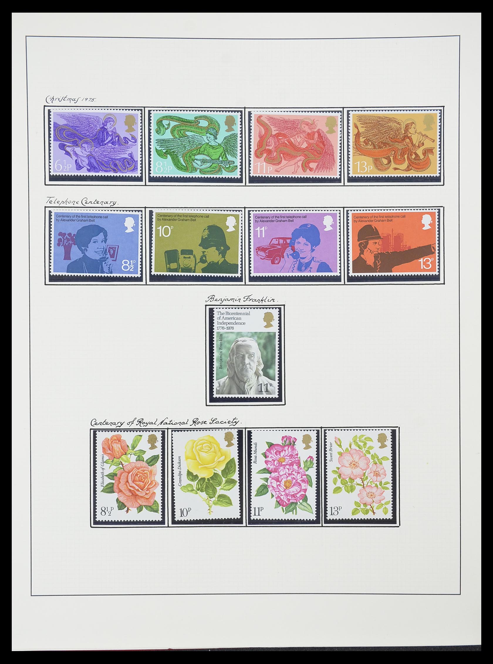 33781 045 - Postzegelverzameling 33781 Engeland 1937-1982.