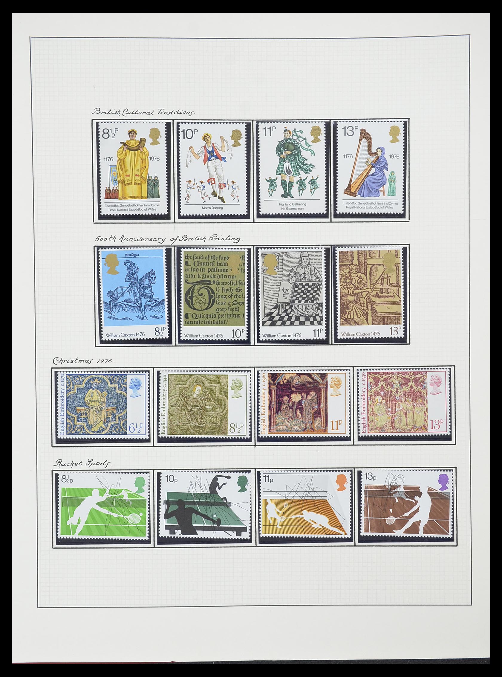 33781 046 - Postzegelverzameling 33781 Engeland 1937-1982.