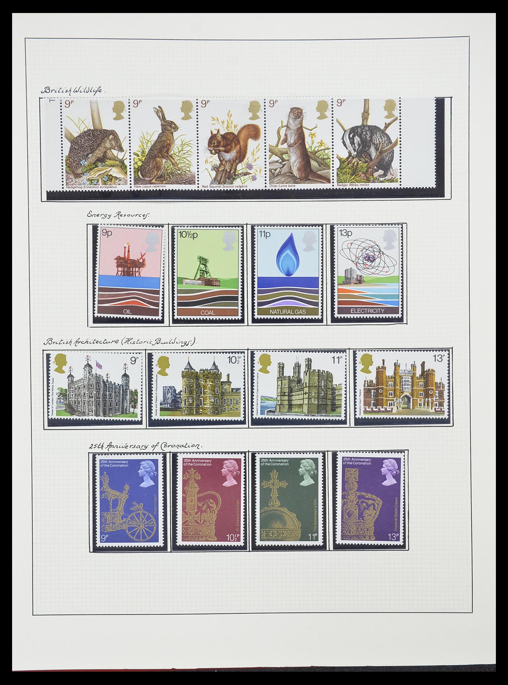 33781 048 - Postzegelverzameling 33781 Engeland 1937-1982.
