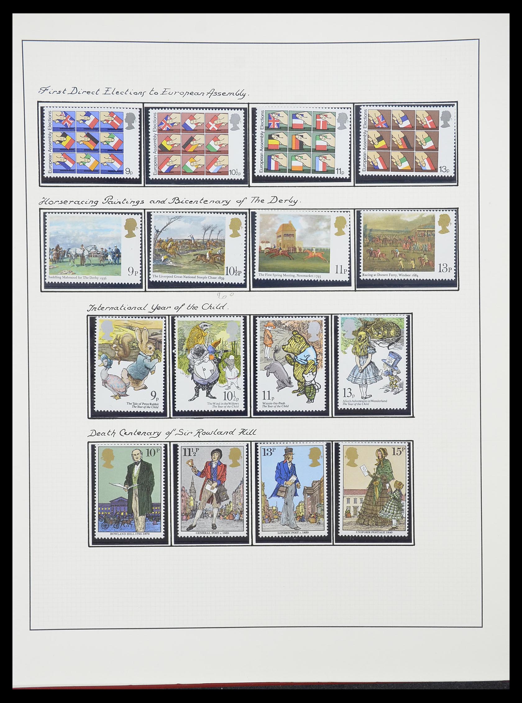 33781 050 - Postzegelverzameling 33781 Engeland 1937-1982.