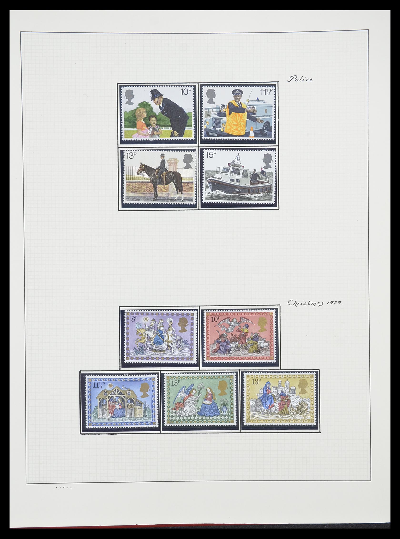 33781 052 - Postzegelverzameling 33781 Engeland 1937-1982.