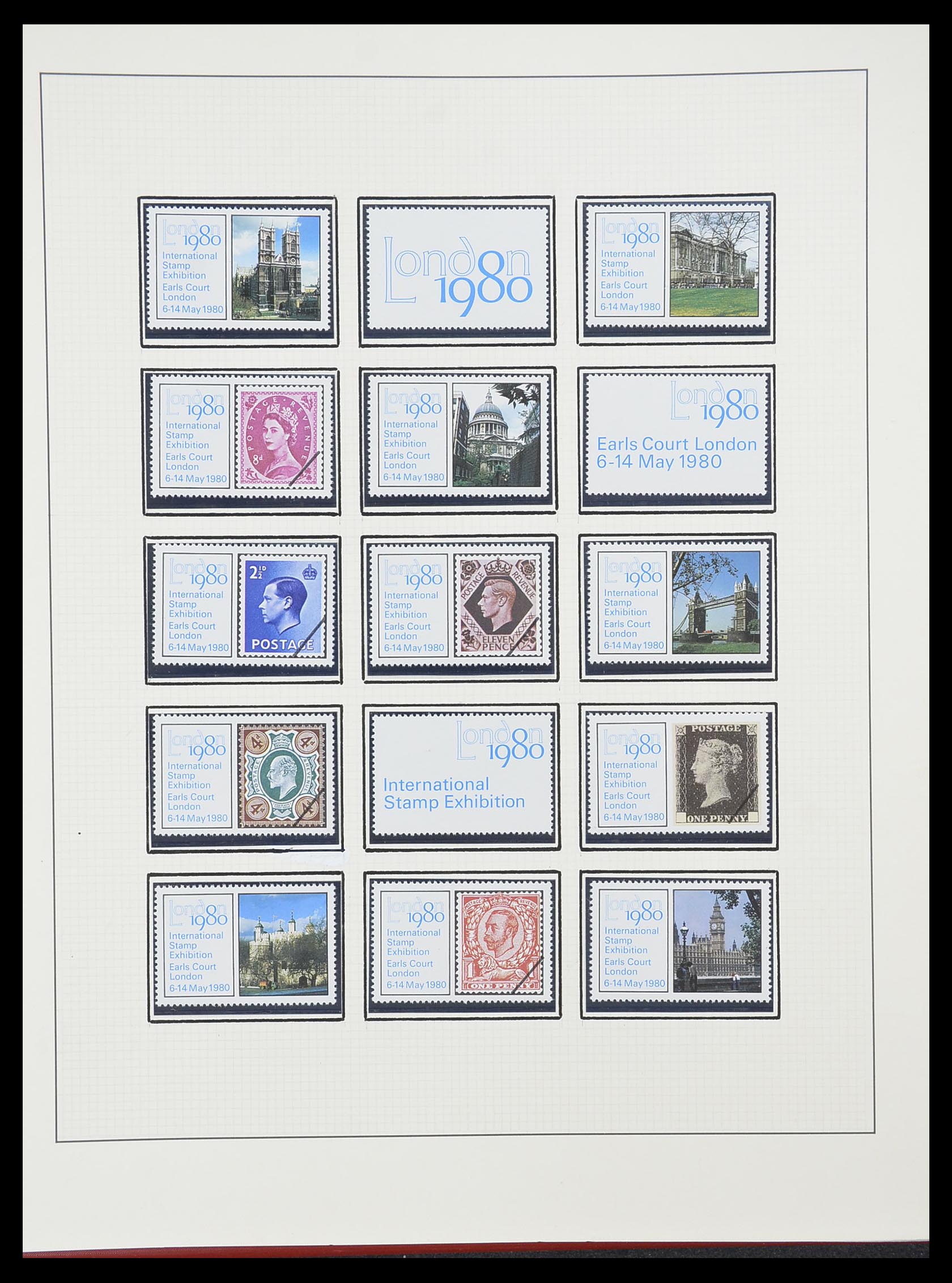 33781 056 - Postzegelverzameling 33781 Engeland 1937-1982.