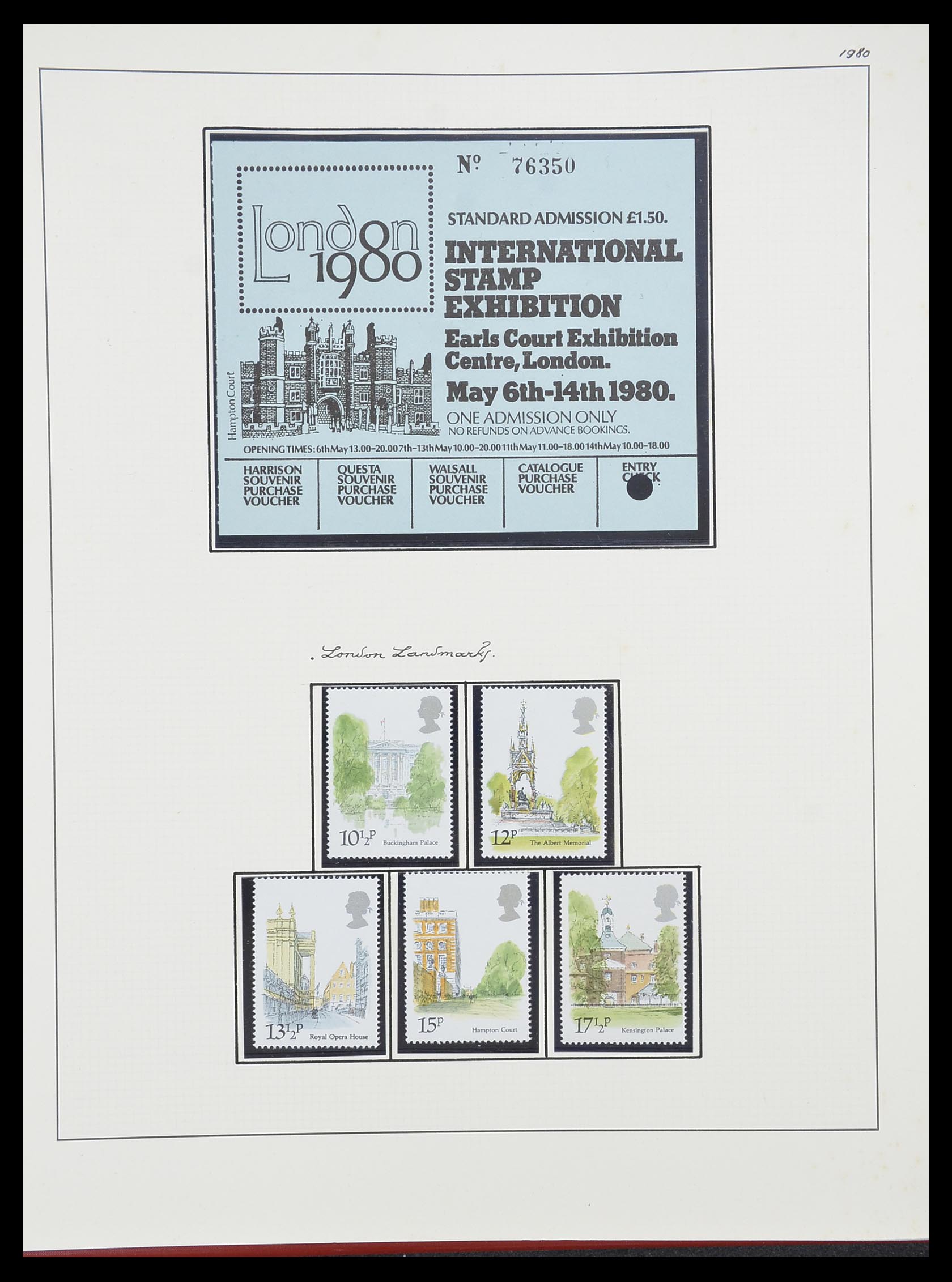 33781 057 - Postzegelverzameling 33781 Engeland 1937-1982.