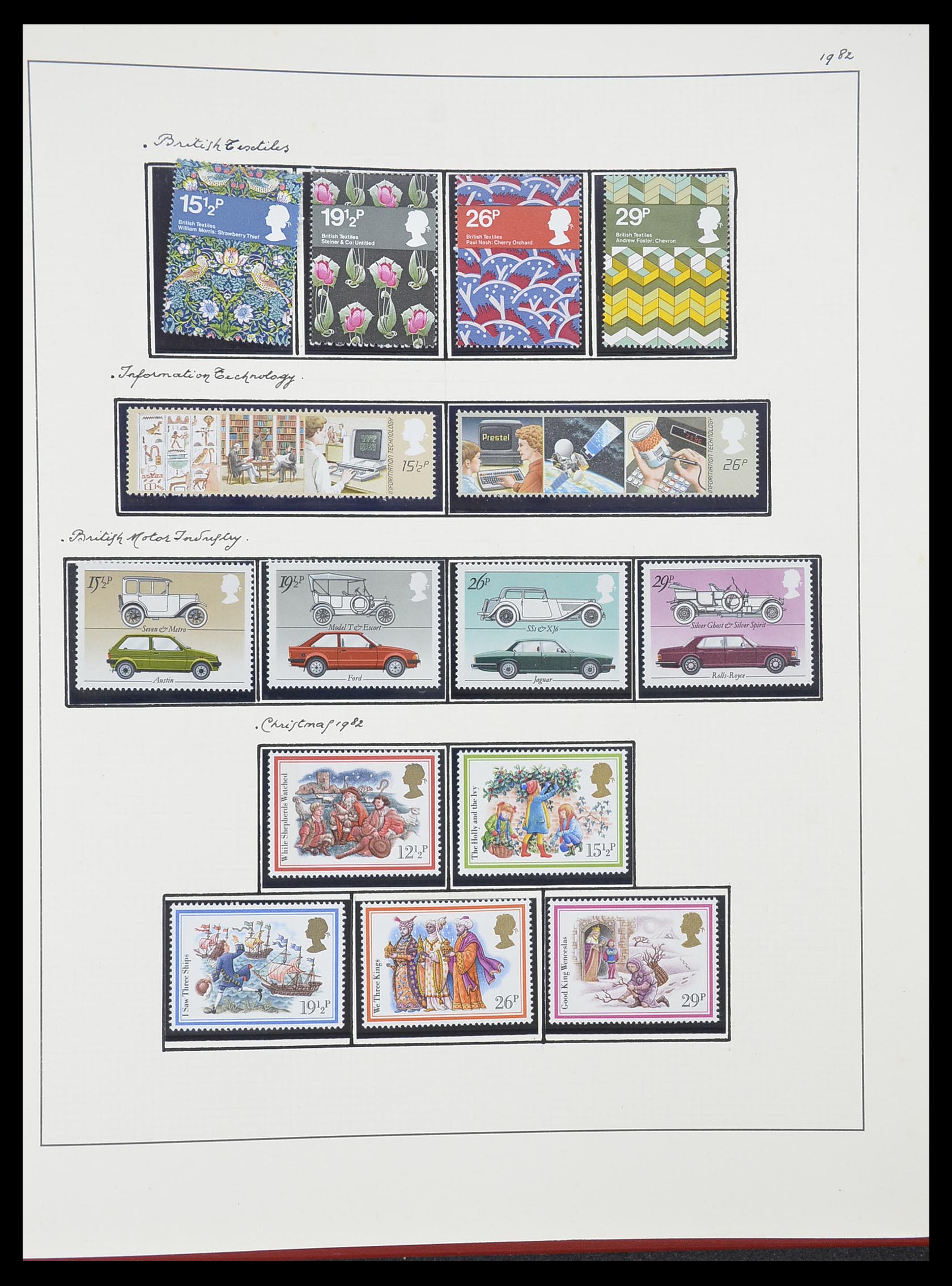 33781 063 - Postzegelverzameling 33781 Engeland 1937-1982.