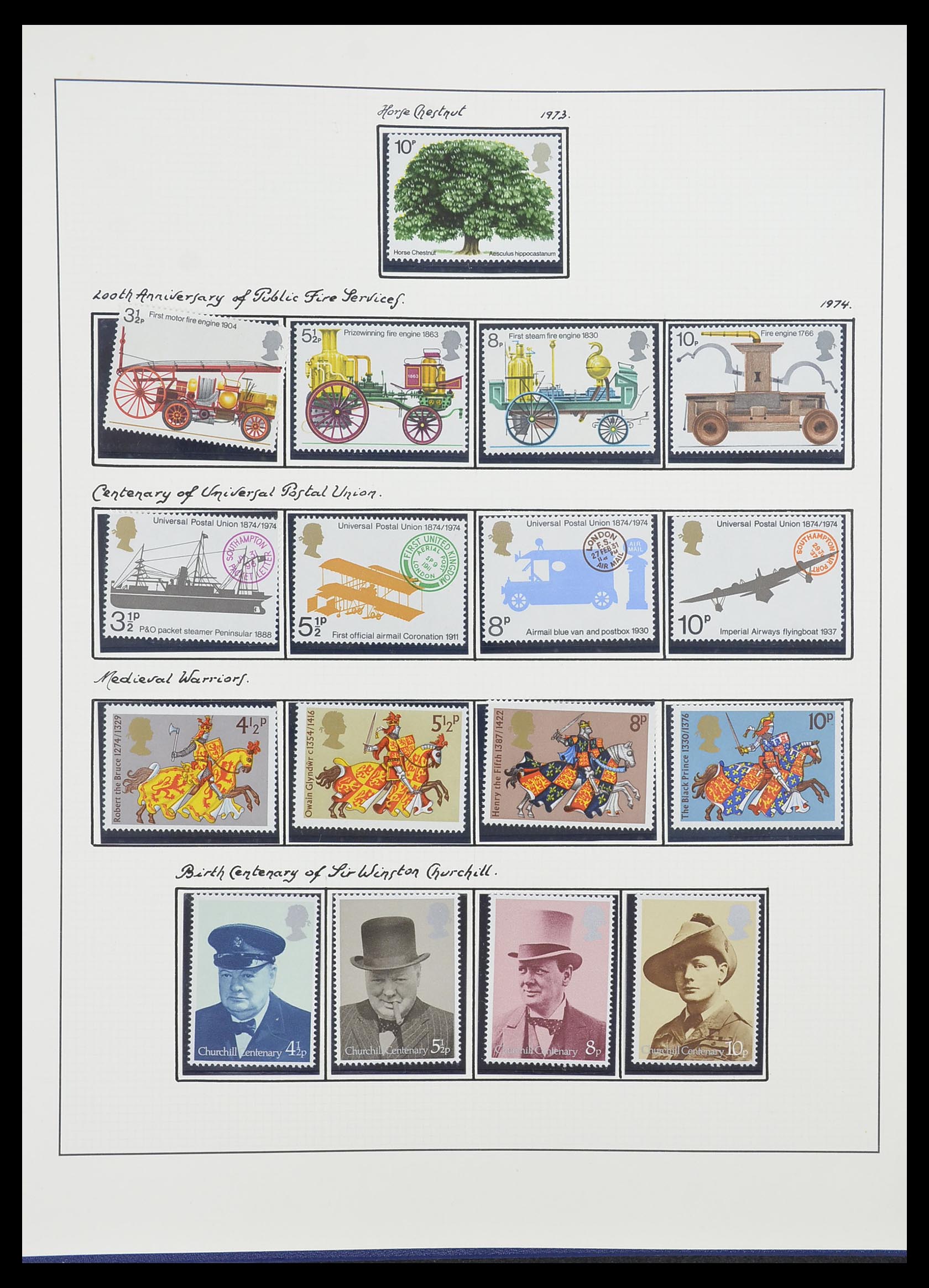 33781 067 - Postzegelverzameling 33781 Engeland 1937-1982.